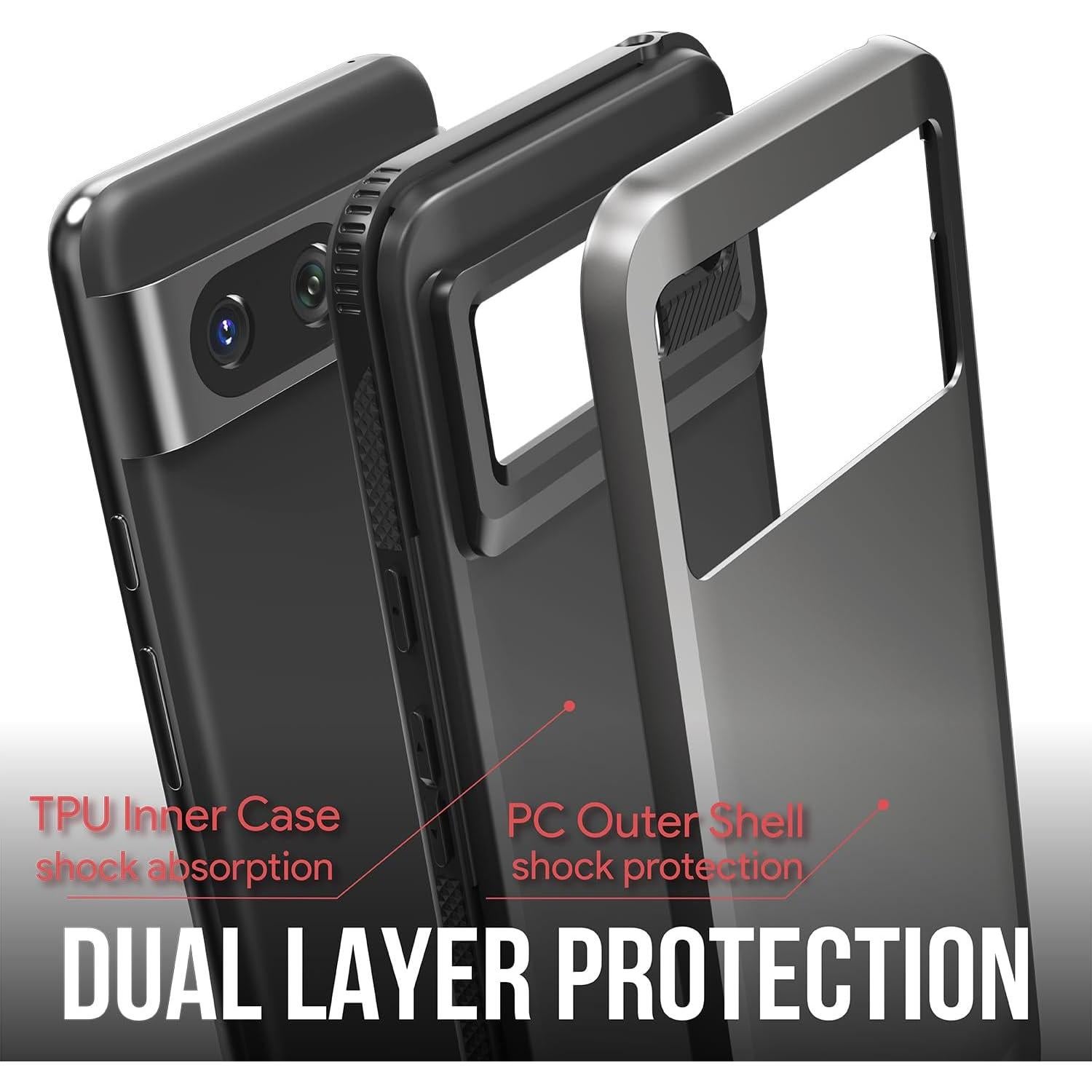 Funda VENA Outcross para Google Pixel 8 - Protección Militar Doble Capa