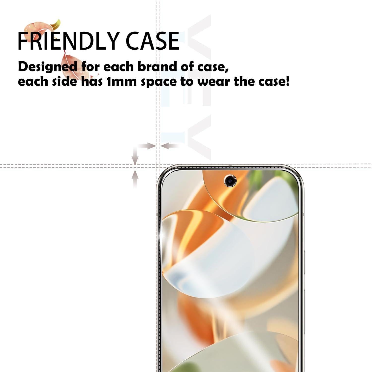 Protector de Pantalla Vidrio Templado YEBF para Pixel 9 Pro