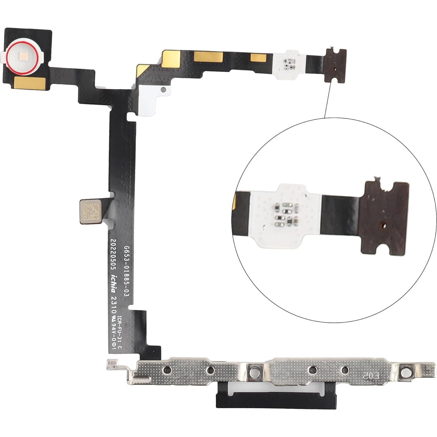 Reemplazo Botón Encendido y Cable Flex Google Pixel 7A