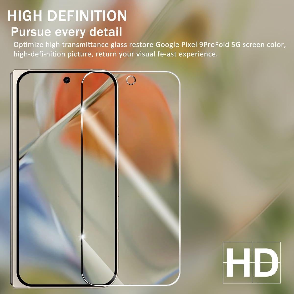 Protector de Pantalla Vidrio Templado HD Google Pixel 9 Pro Fold