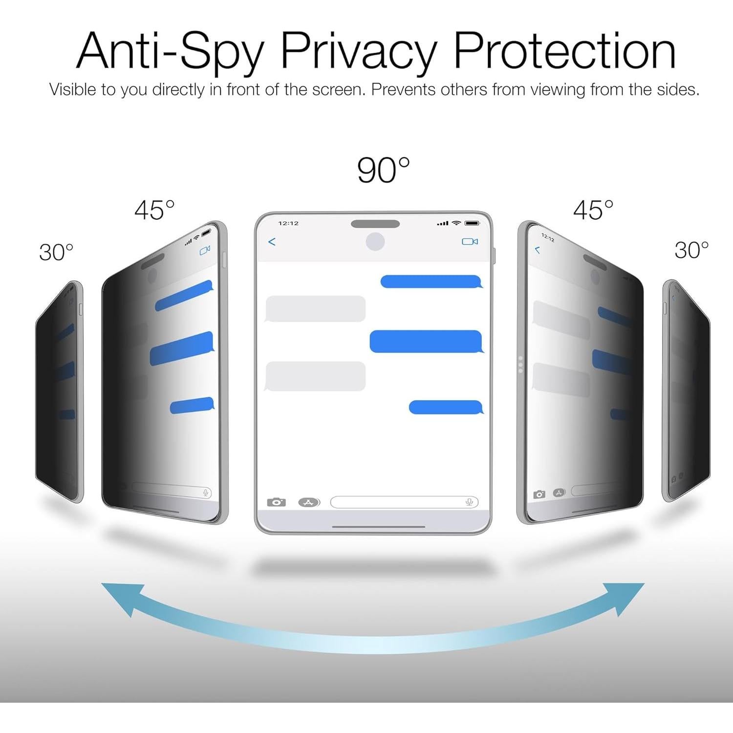 Protector de Pantalla BoxWave para Google Pixel - ClearTouch Privacy (2-Pack)