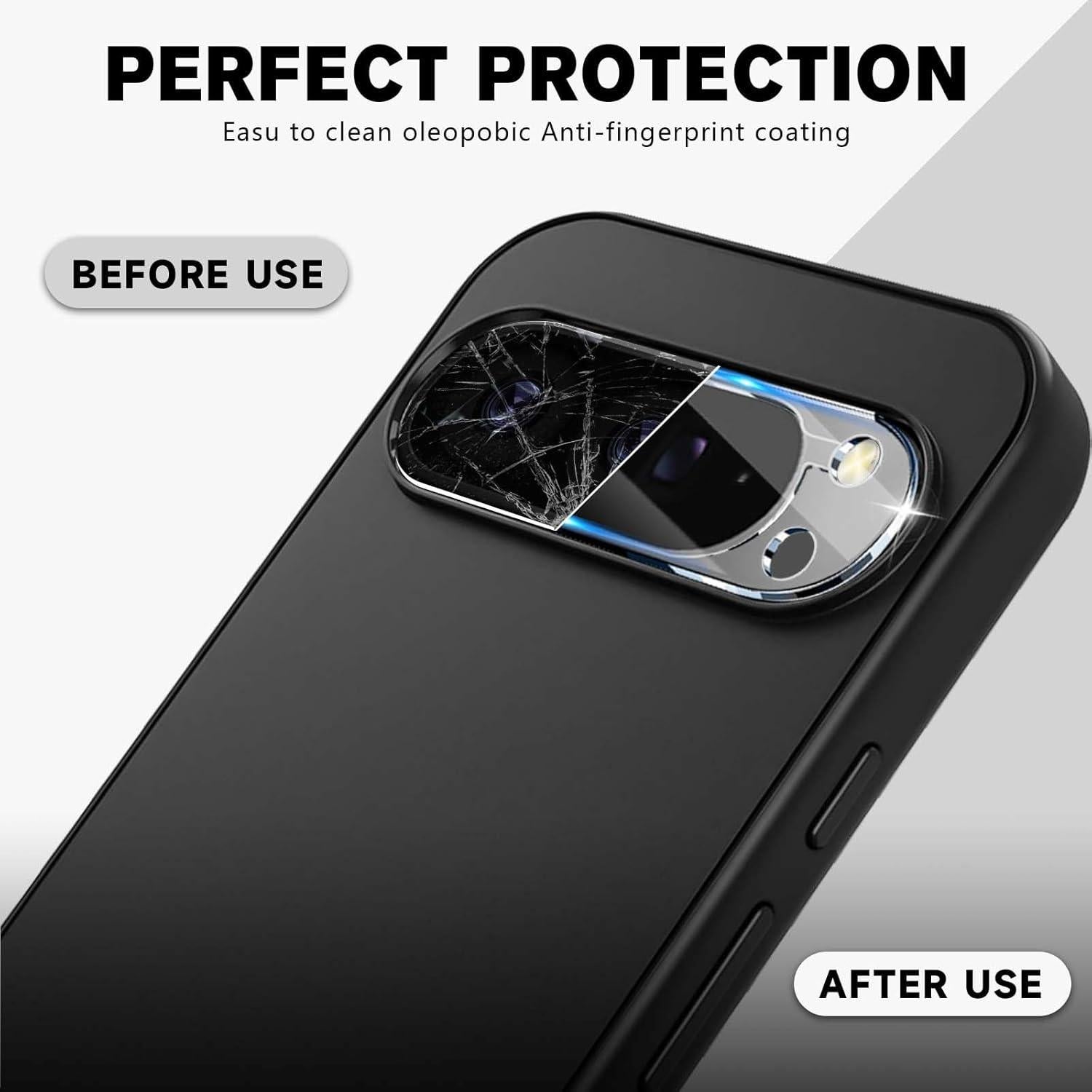 Paquete de 3 Protectores de Lente de Cámara Google Pixel 9 Pro