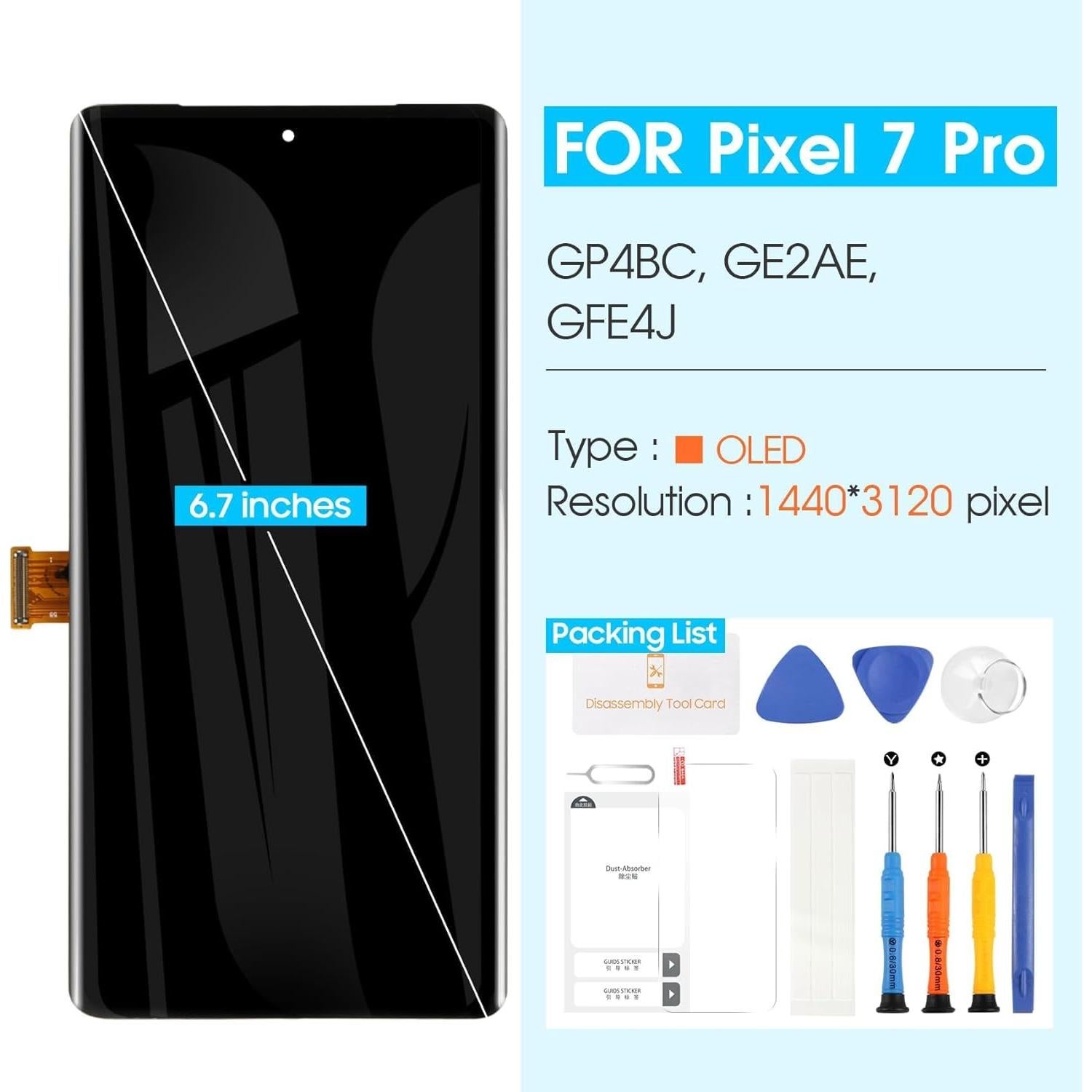 Reemplazo Pantalla LCD Google Pixel 7 Pro 5G - ARSSLY