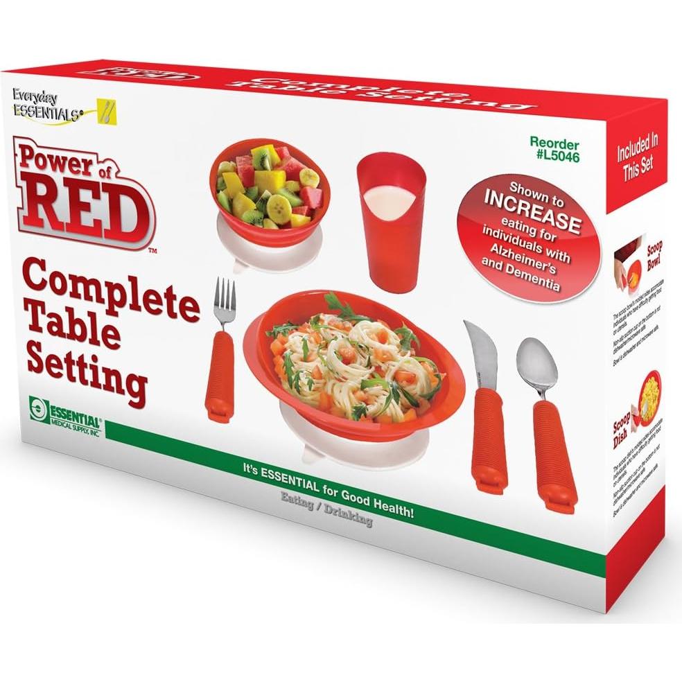 Juego de Vajilla Power of Red Essential Medical - 6 Piezas