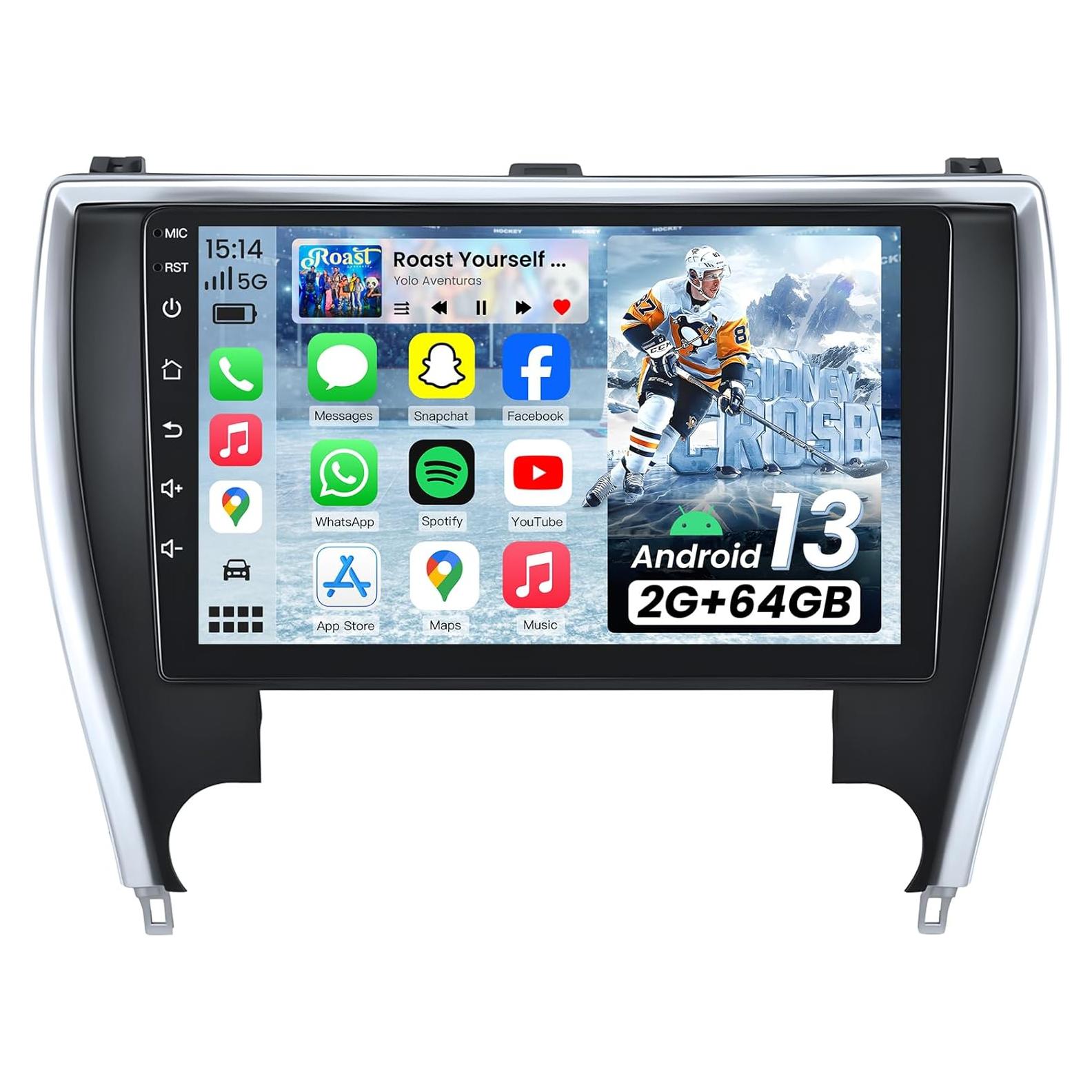 Radio Estéreo para Toyota Camry 2015-2017 Fortdows 10" HD