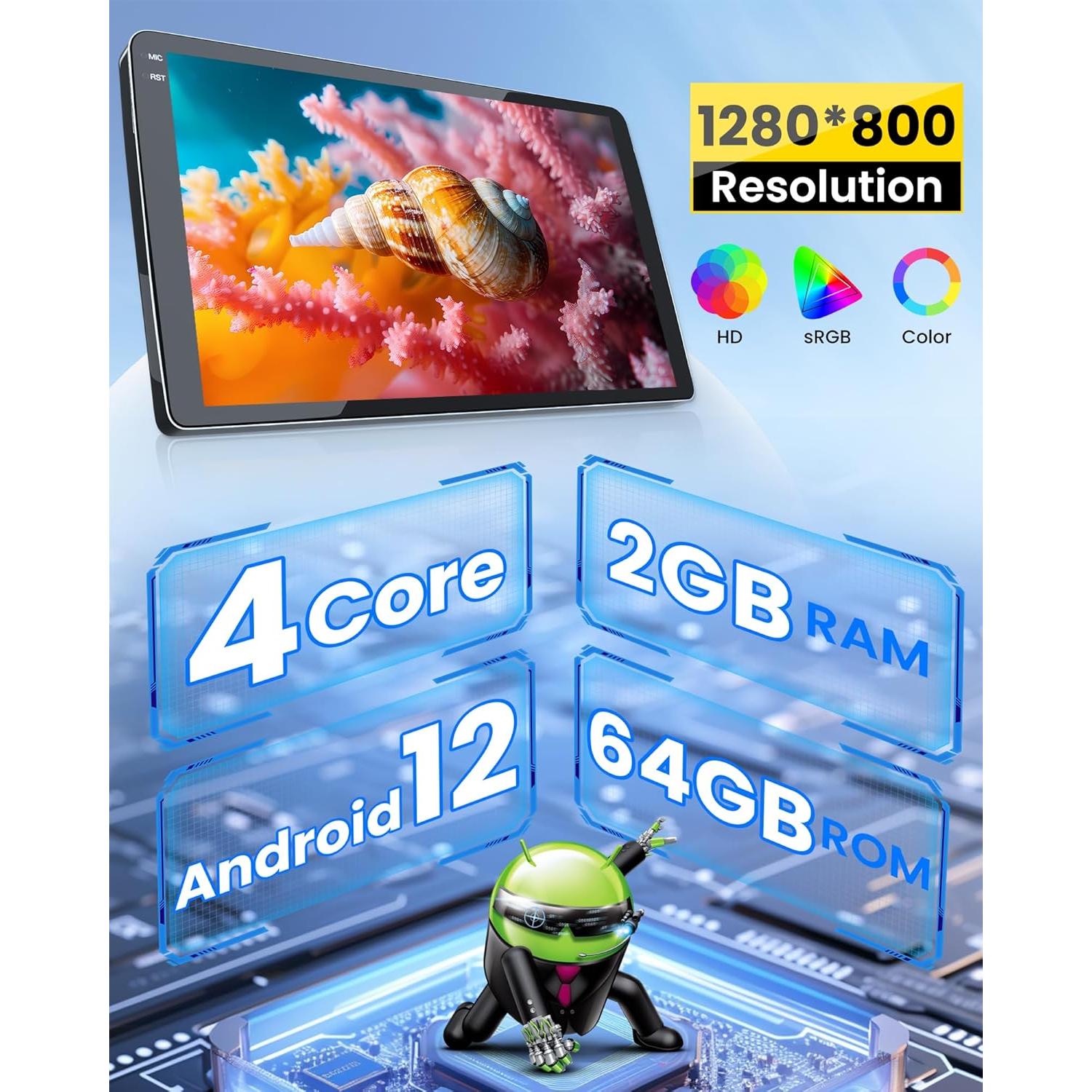 Radio Estéreo para Toyota Camry 2015-2017 Fortdows 10" HD