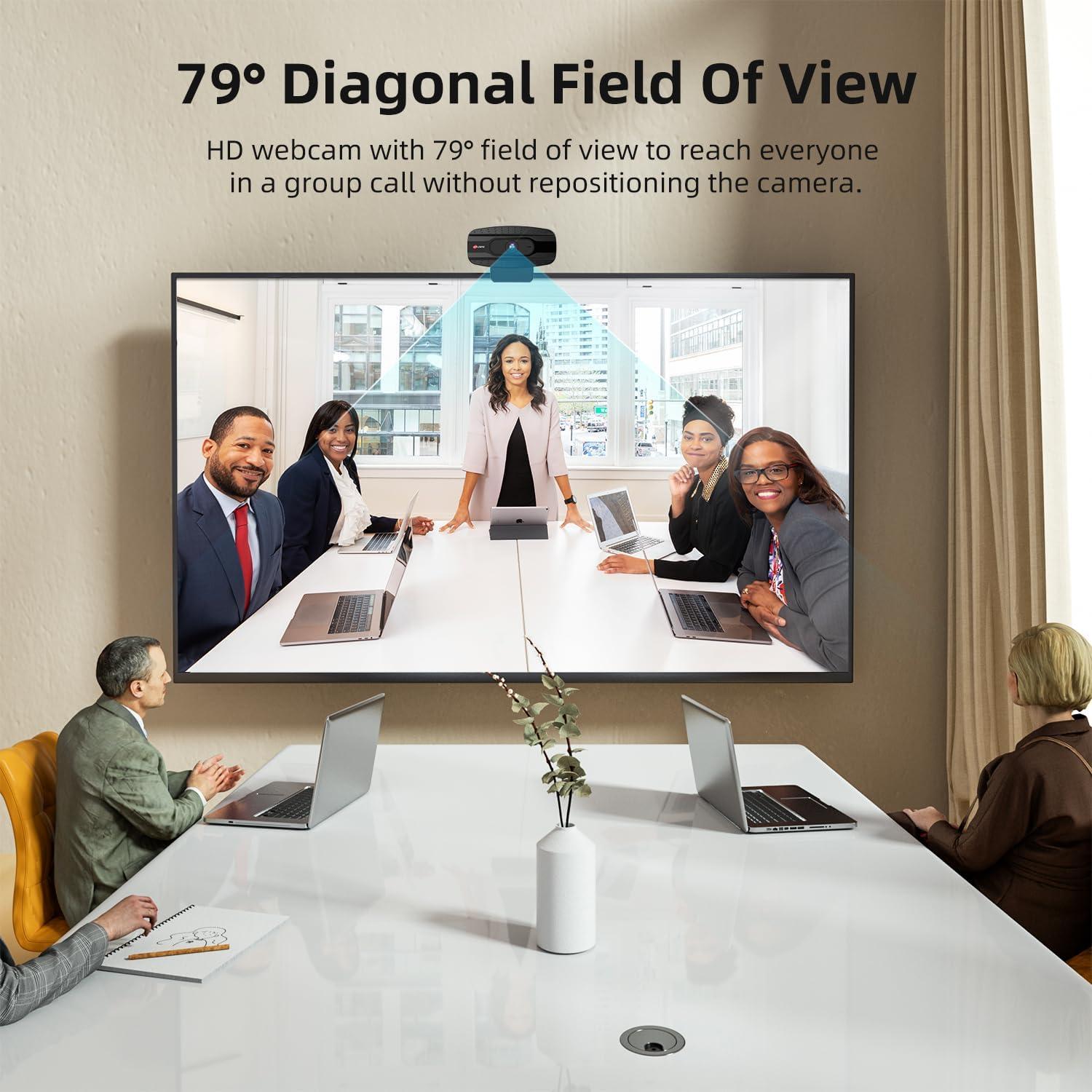 Webcam 4K JOYUSING N120 con Micrófono y Enfoque Automático