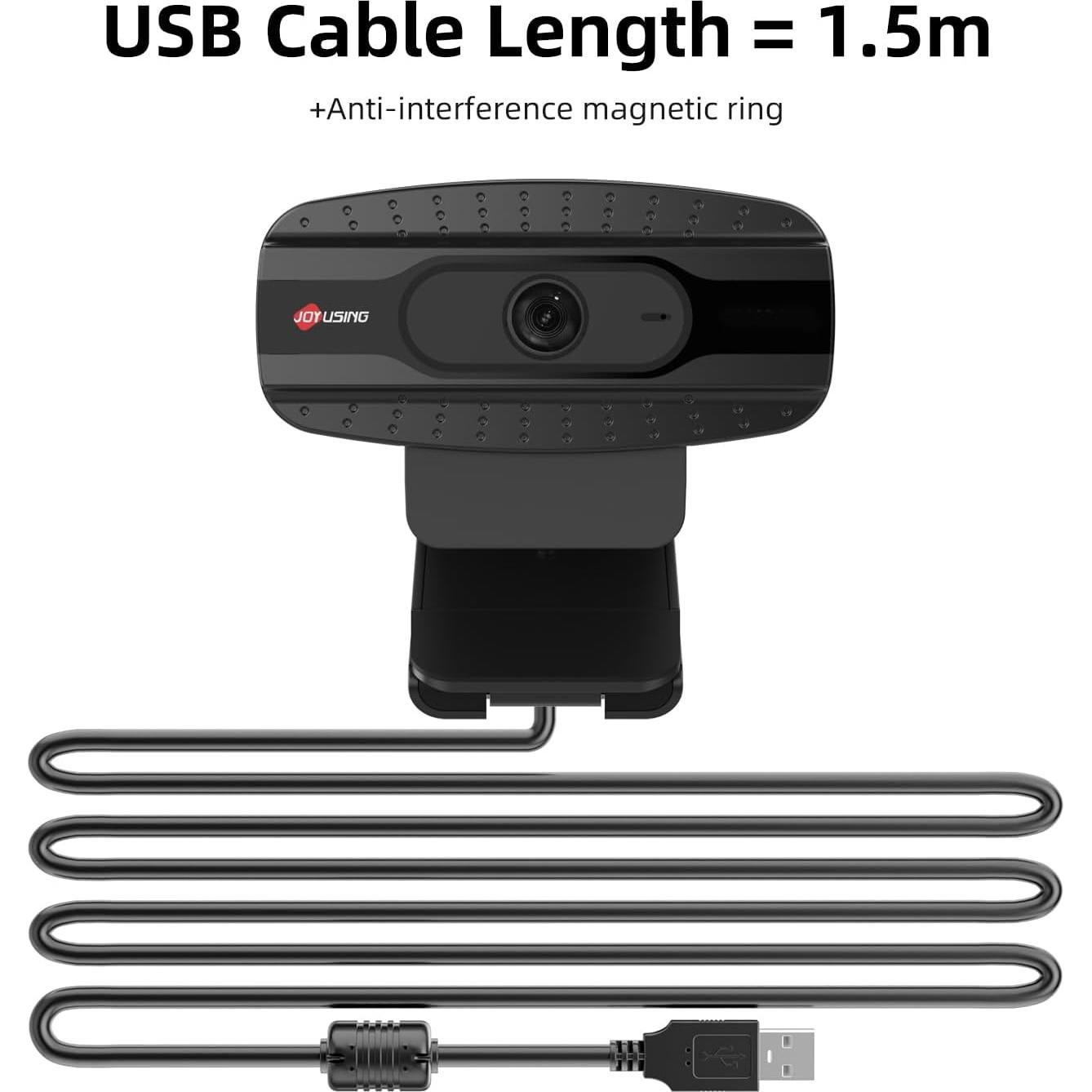 Webcam 4K JOYUSING N120 con Micrófono y Enfoque Automático