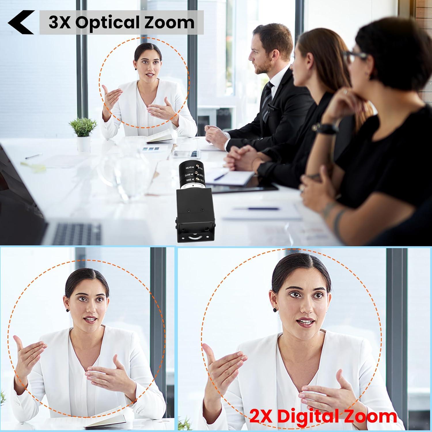 Cámara USB HDMI 4K SVPRO con Zoom Manual y Salida Dual