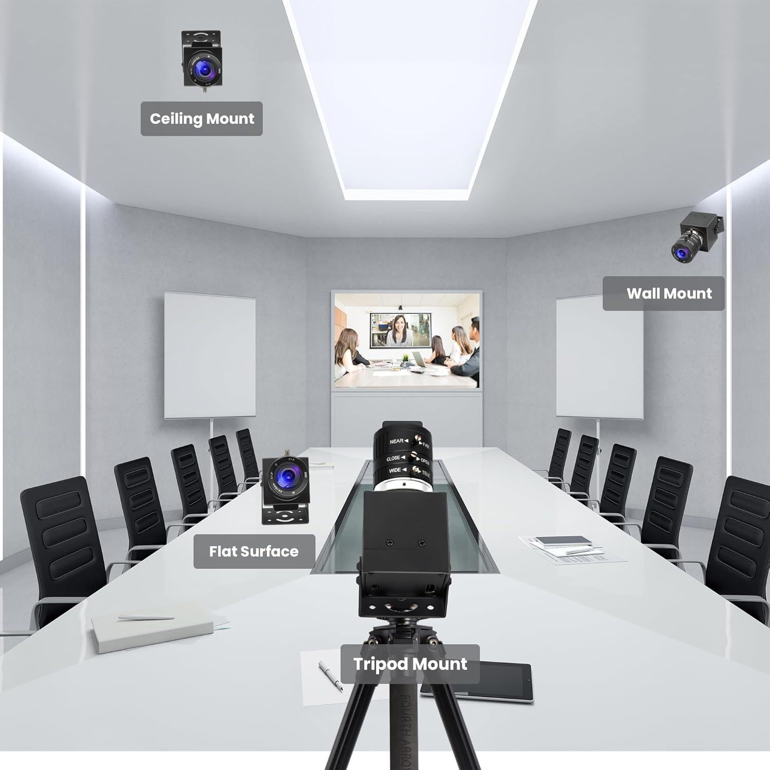 Cámara USB HDMI 4K SVPRO con Zoom Manual y Salida Dual