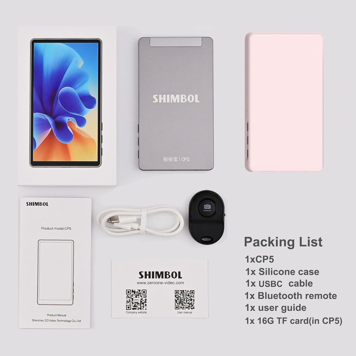 Monitor de Cámara Trasera Snambol CP5 5" Full HD Táctil