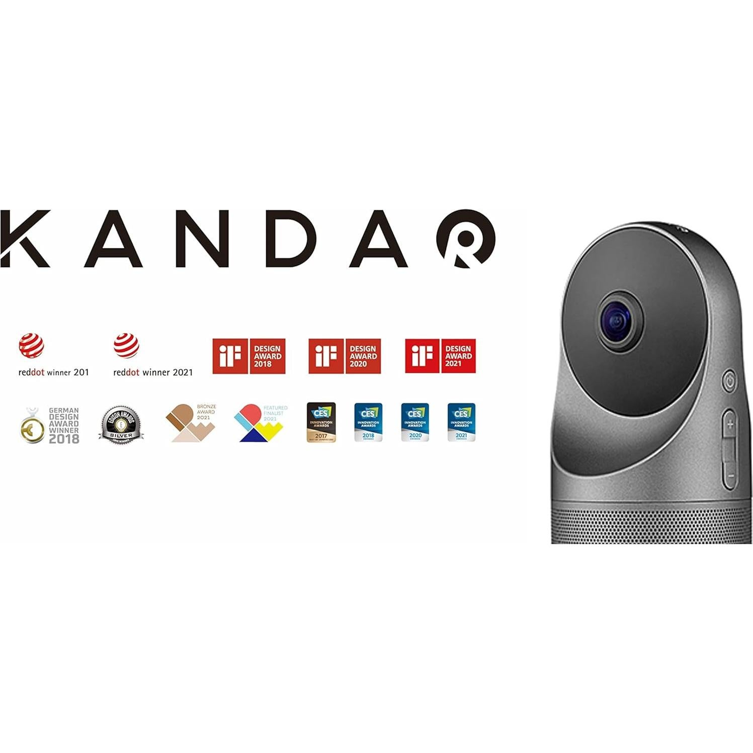 Cámara de Conferencia KanDao Meeting Pro 360° AI con Micrófonos