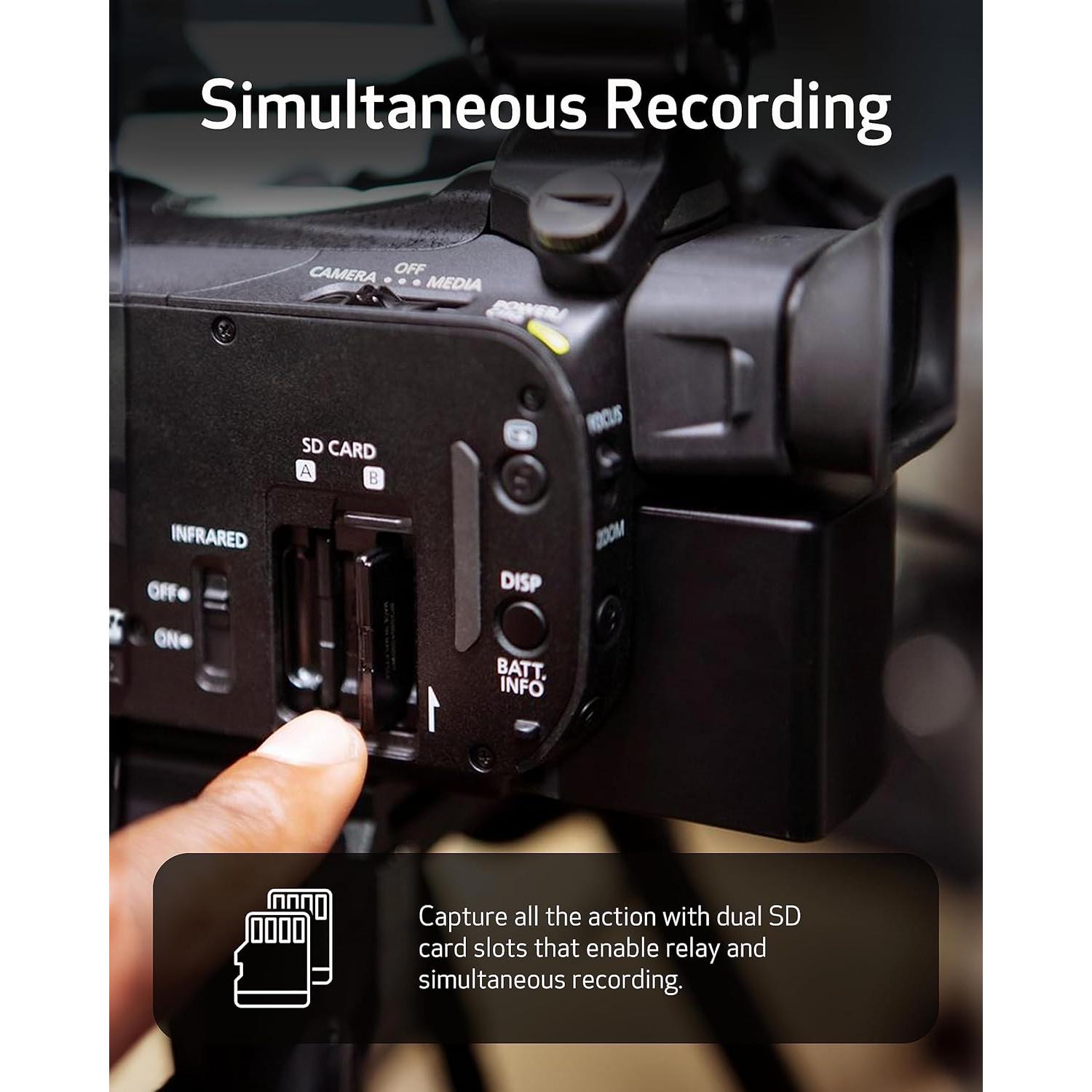 Cámara de video profesional Canon XA65 4K UHD 20x Zoom