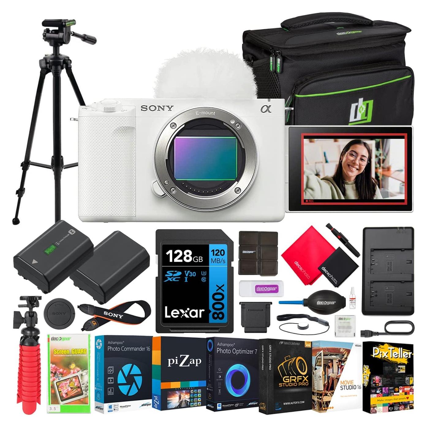 Cámara Vlog Sin Espejo Sony ZV-E1 12.9MP 4K + Accesorios