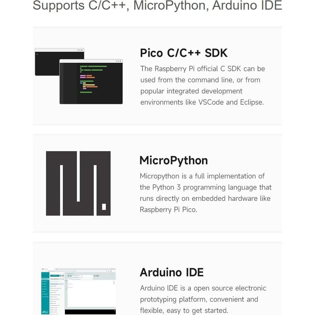 Placa de Desarrollo LCD 1.47" Waveshare RP2350A USB Tipo-A