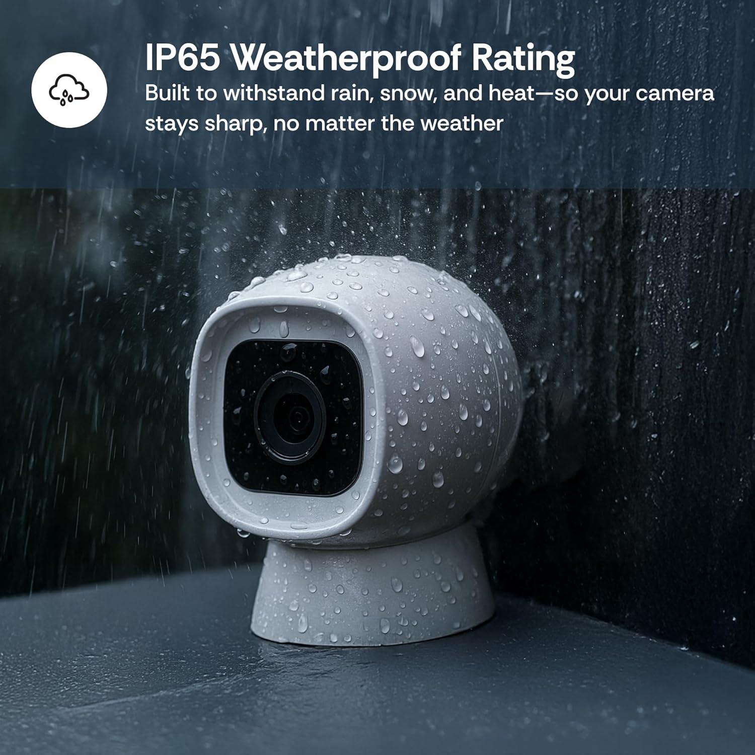 Cámaras de Seguridad Luna 2K AI - Paquete de 2, Negro