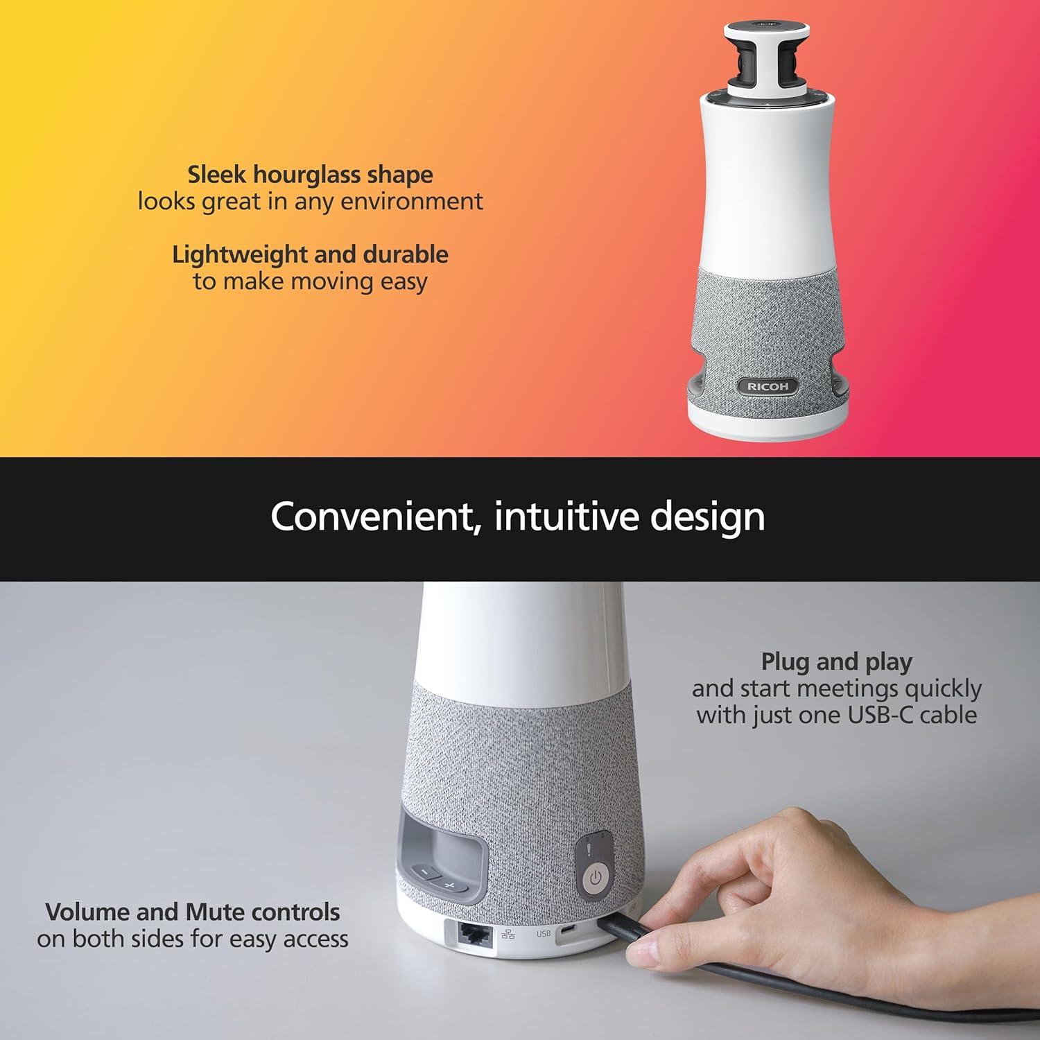 Cámara de Videoconferencia Ricoh Meeting 360 - 360° AI