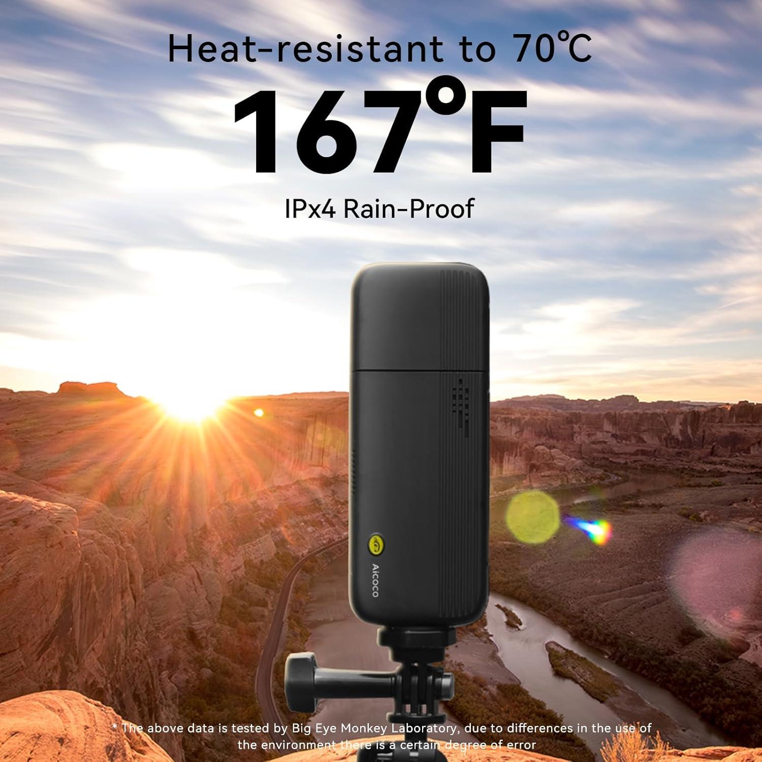 Cámara Inalámbrica 4K Aicoco LC10 con Batería de 270 Min