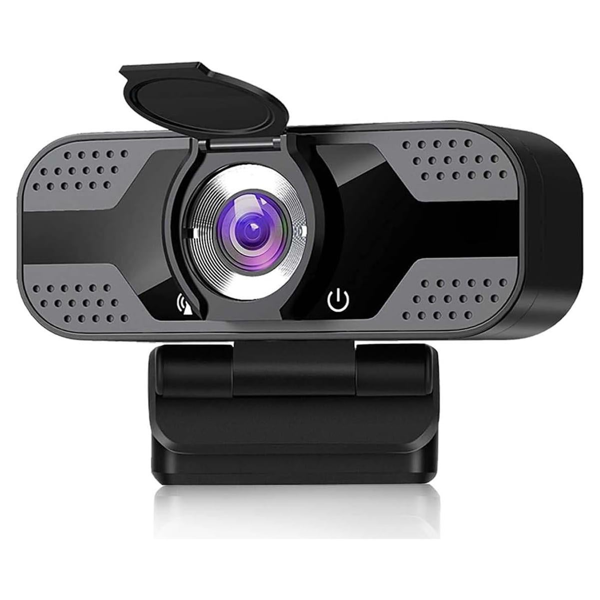 Cámara Web 2K QHD Jinpei con Micrófono y Tapa de Privacidad