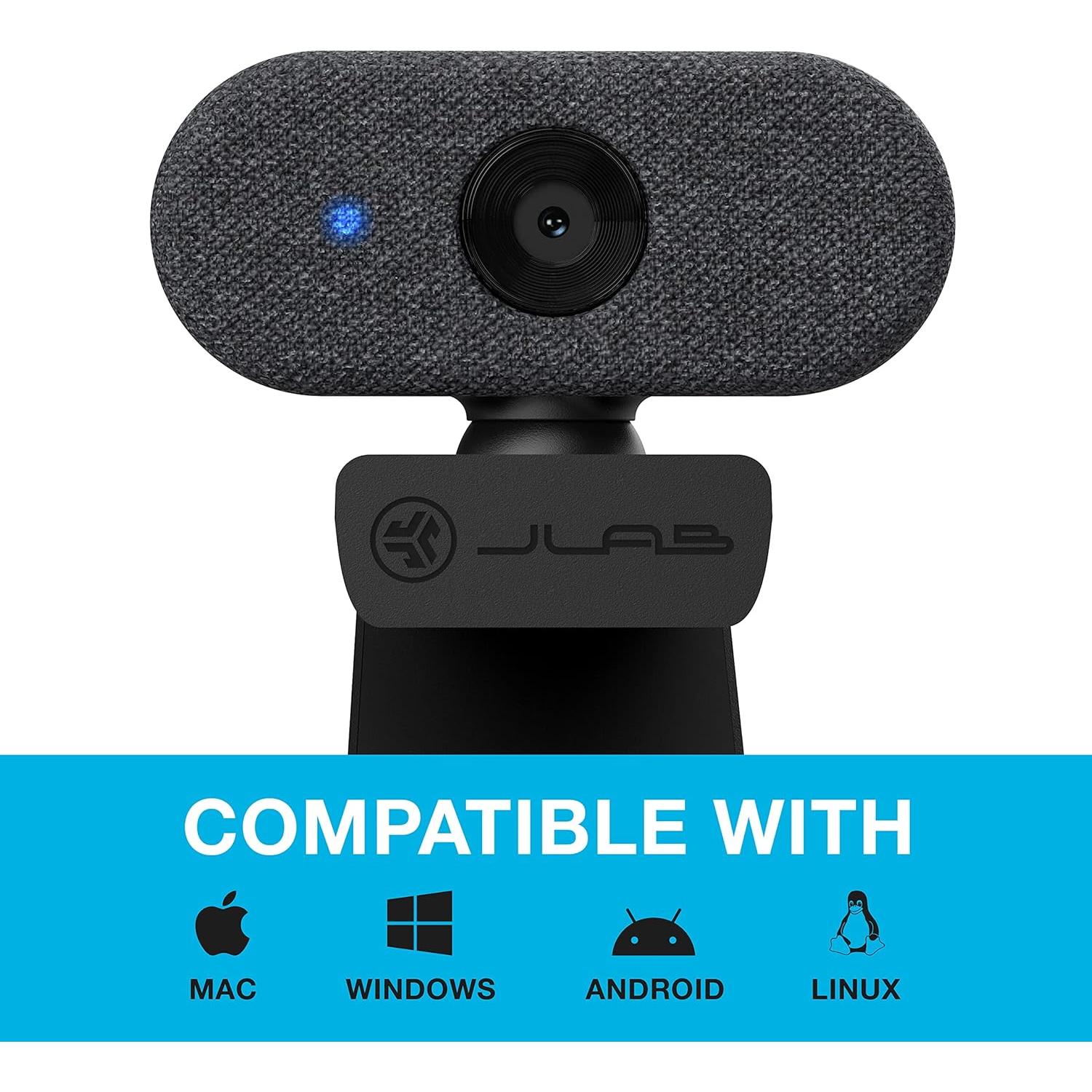 Webcam JLab Go Cam USB HD 1080P 30FPS Micrófono Omnidireccional