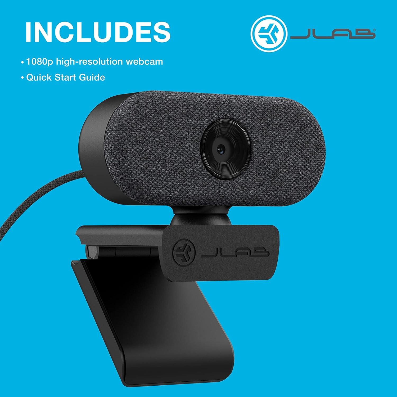 Webcam JLab Go Cam USB HD 1080P 30FPS Micrófono Omnidireccional
