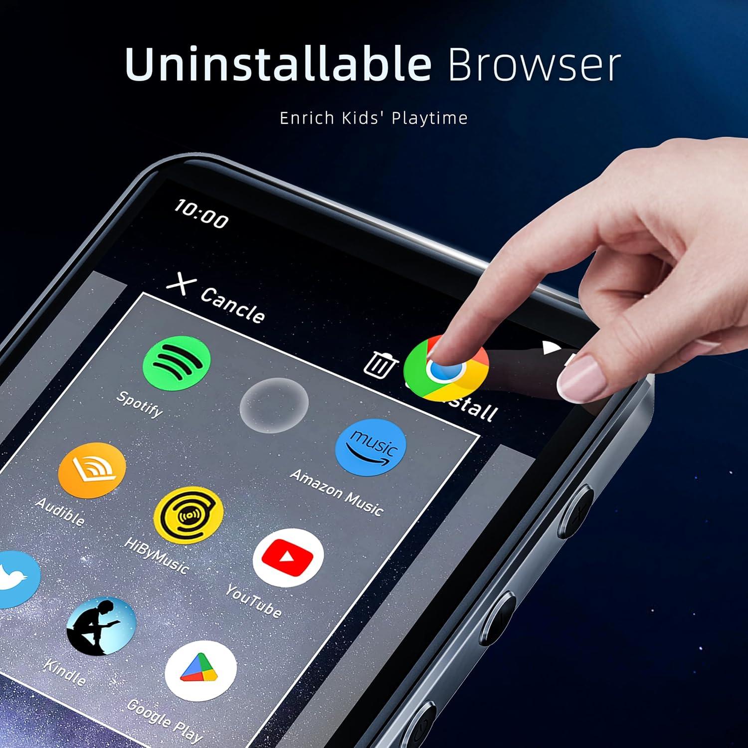 Reproductor MP3 HIFI WALKER G7 144GB Bluetooth WiFi 4"