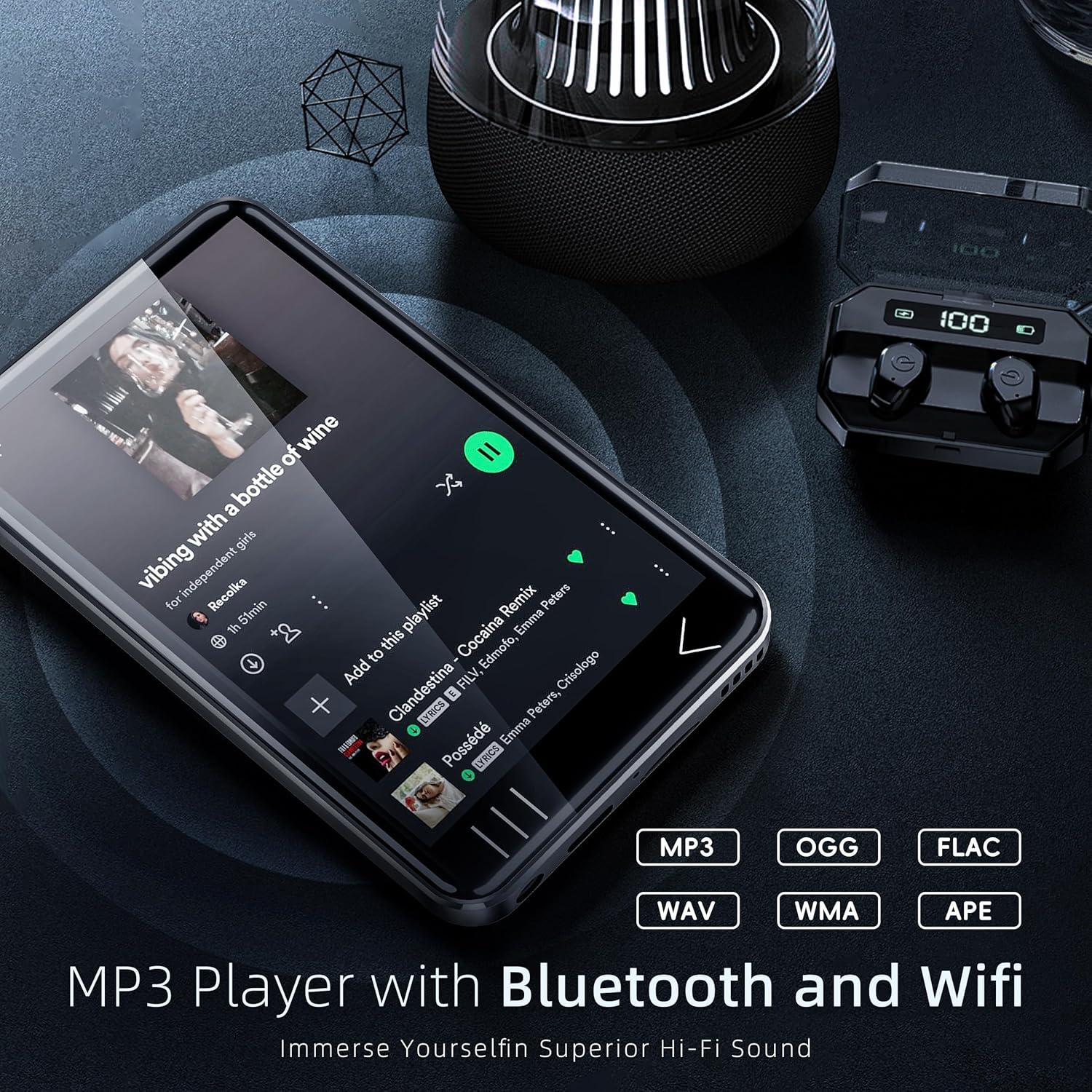 Reproductor MP3 HIFI WALKER G7 144GB Bluetooth WiFi 4"