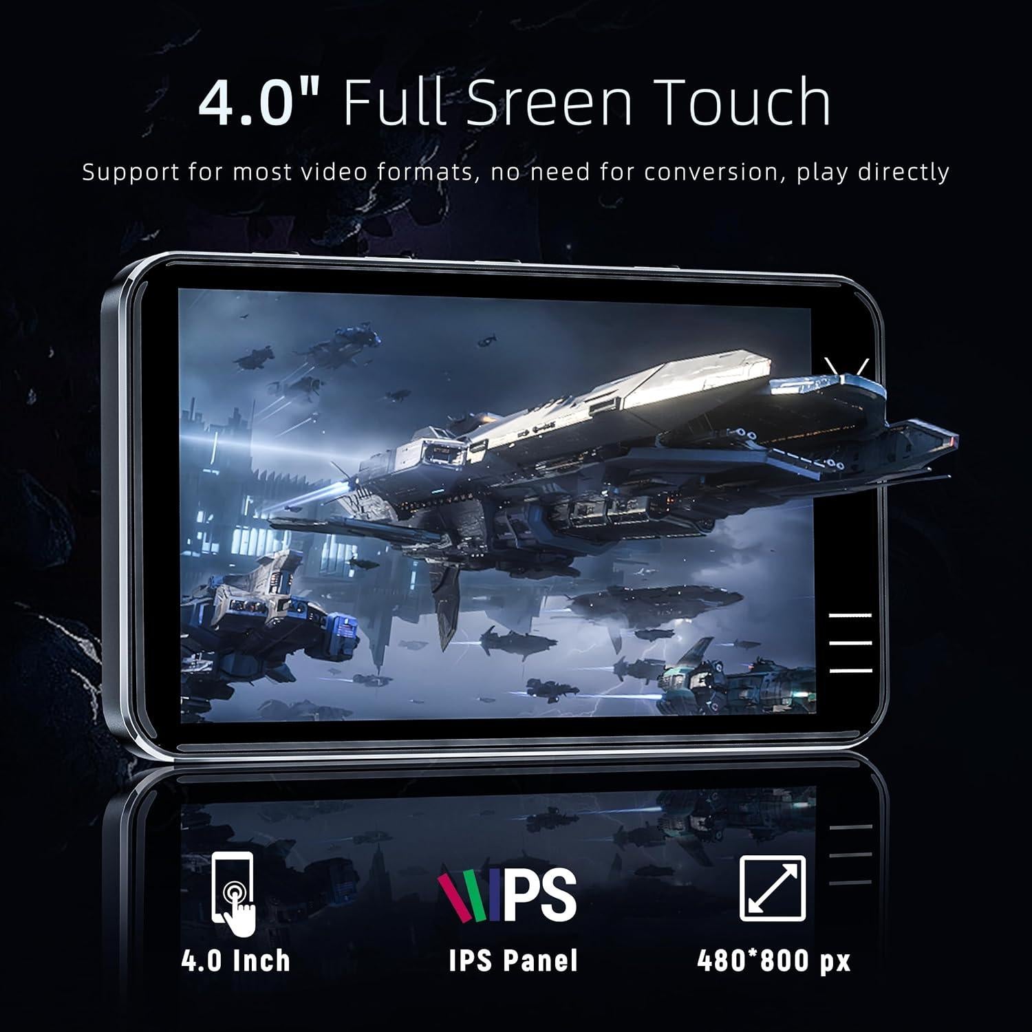 Reproductor MP3 HIFI WALKER G7 144GB Bluetooth WiFi 4"