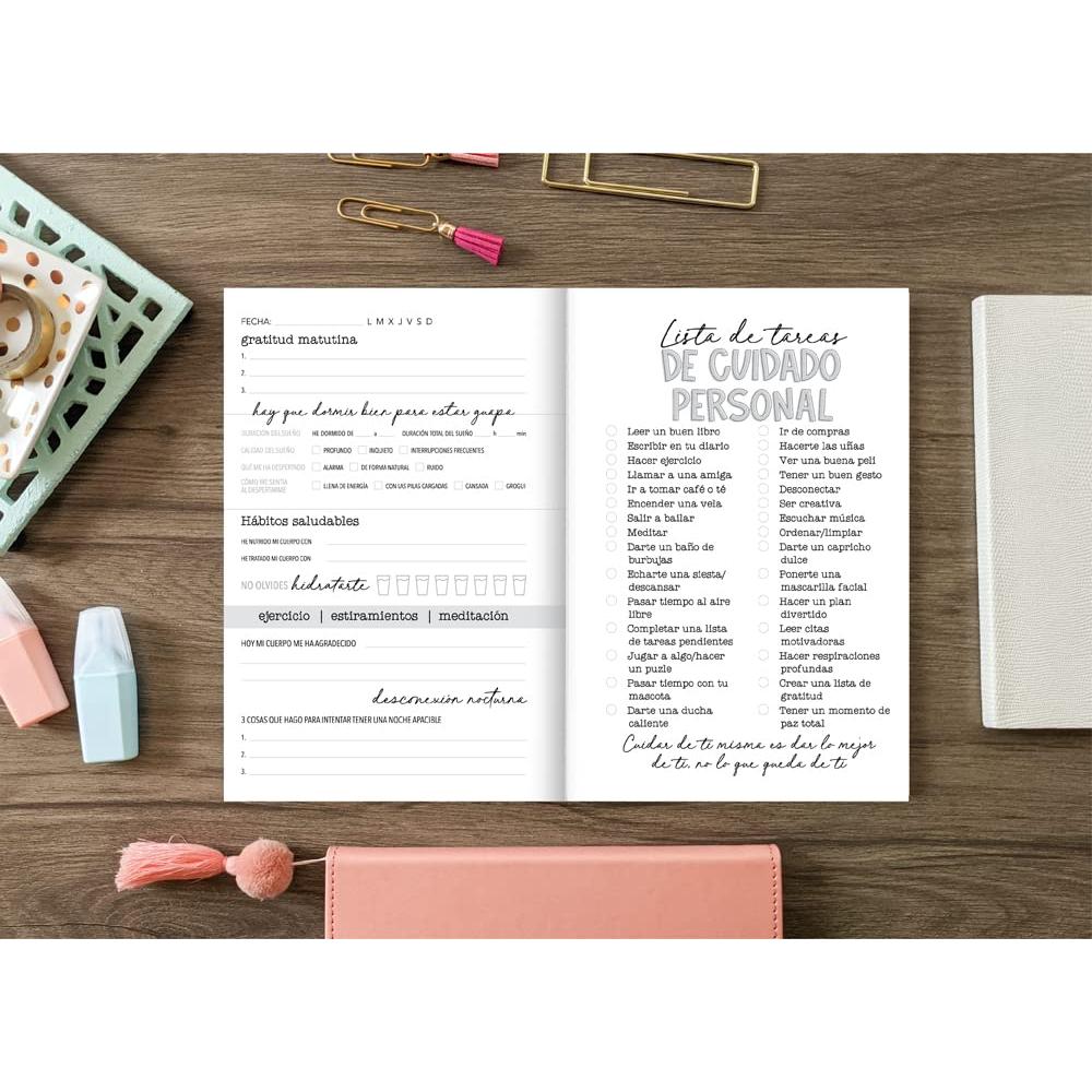 Mímate - Diario de bienestar (Spanish Edition)