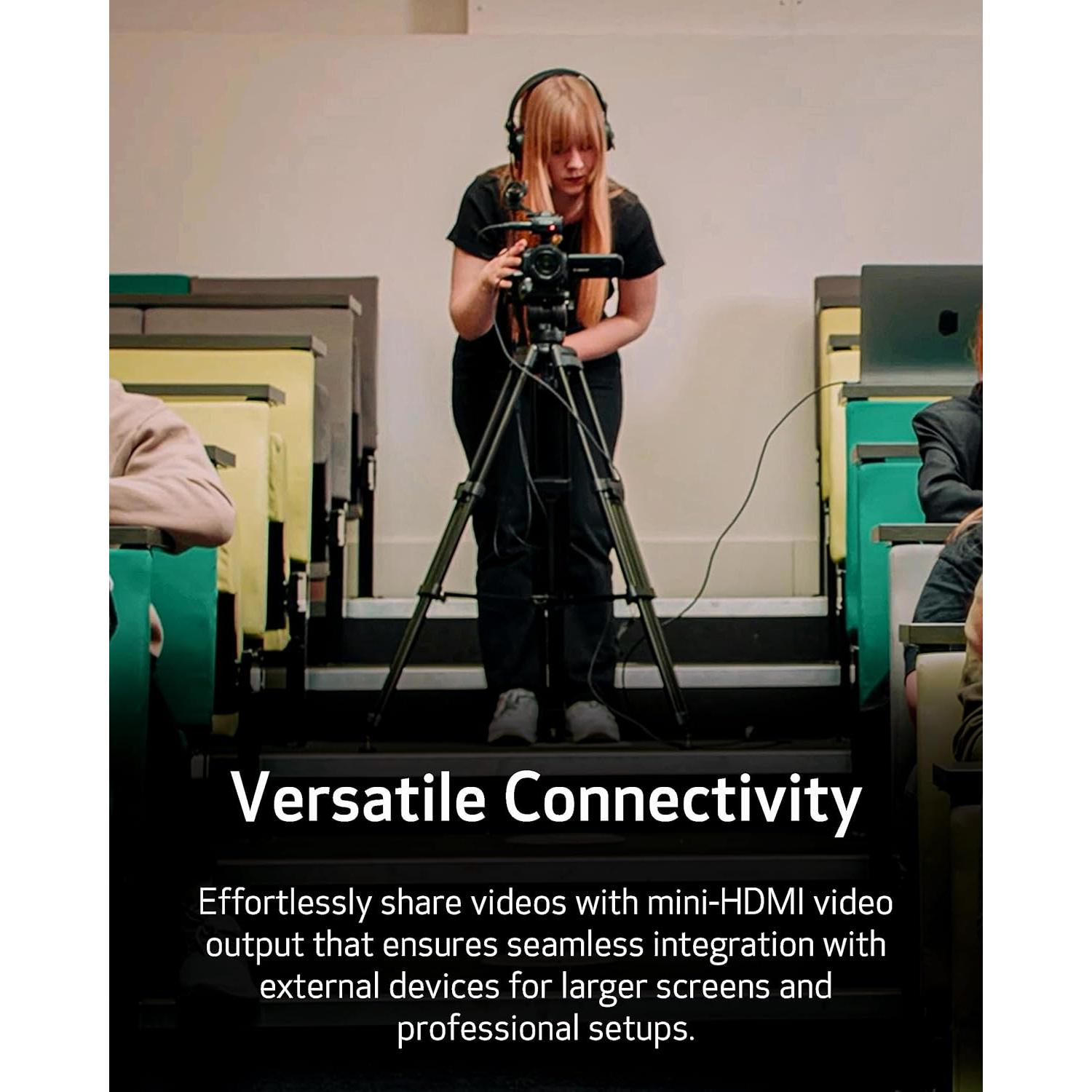 Cámara de video profesional Canon XA70 4K UHD 15x Zoom