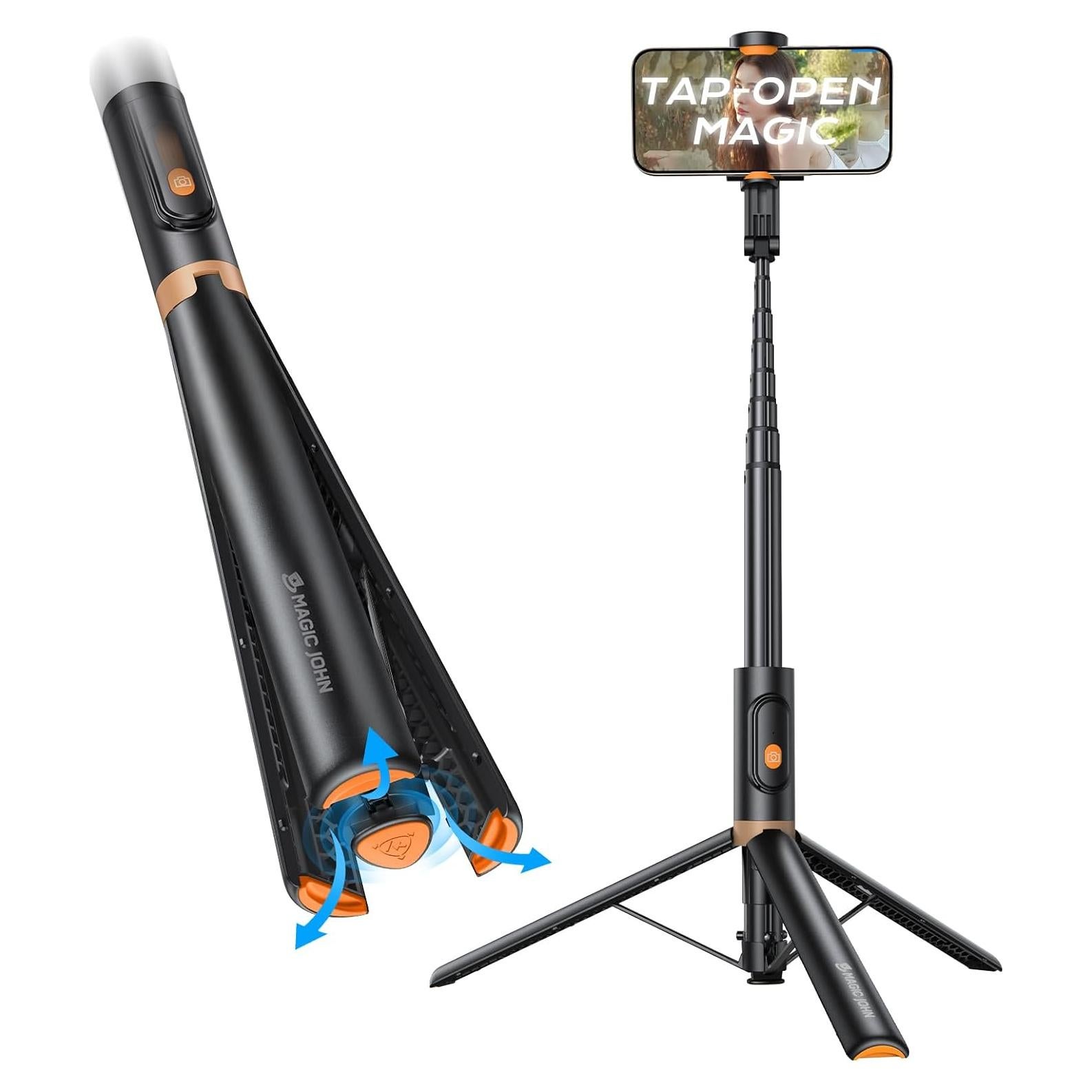 Trípode Automático Plegable MAGIC JOHN 150 cm con Control Remoto