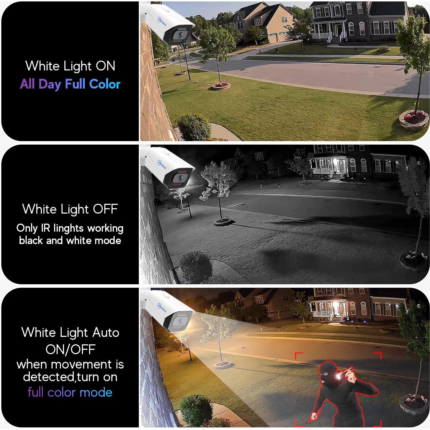 Sistema de Cámara de Seguridad Movols 4K PoE 8MP 8 Canales 3TB