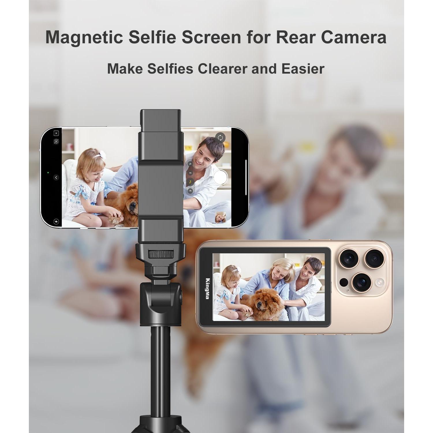 Monitor de Selfies 4K King Ma para iPhone - Montaje Magnético