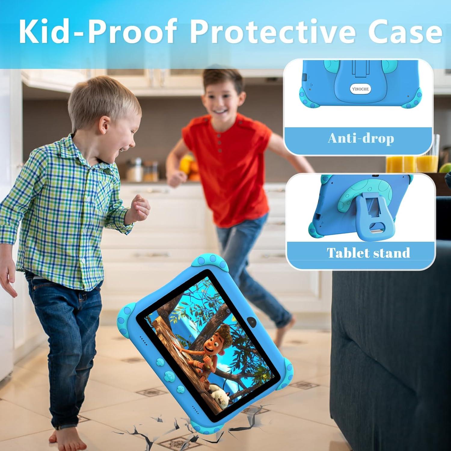Tableta YINOCHE para Niños 7" Android 11, 32GB, Control Parental