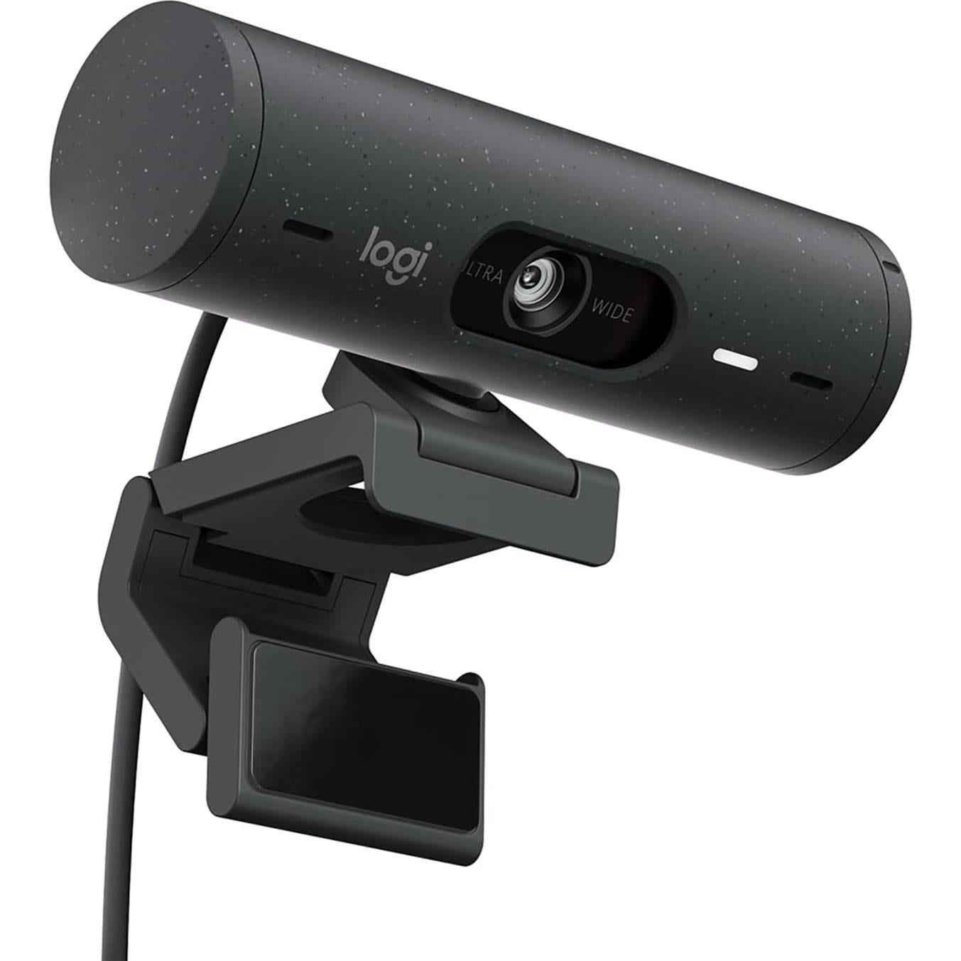 Webcam Logitech Brio 500 Full HD con Micrófonos y Luz