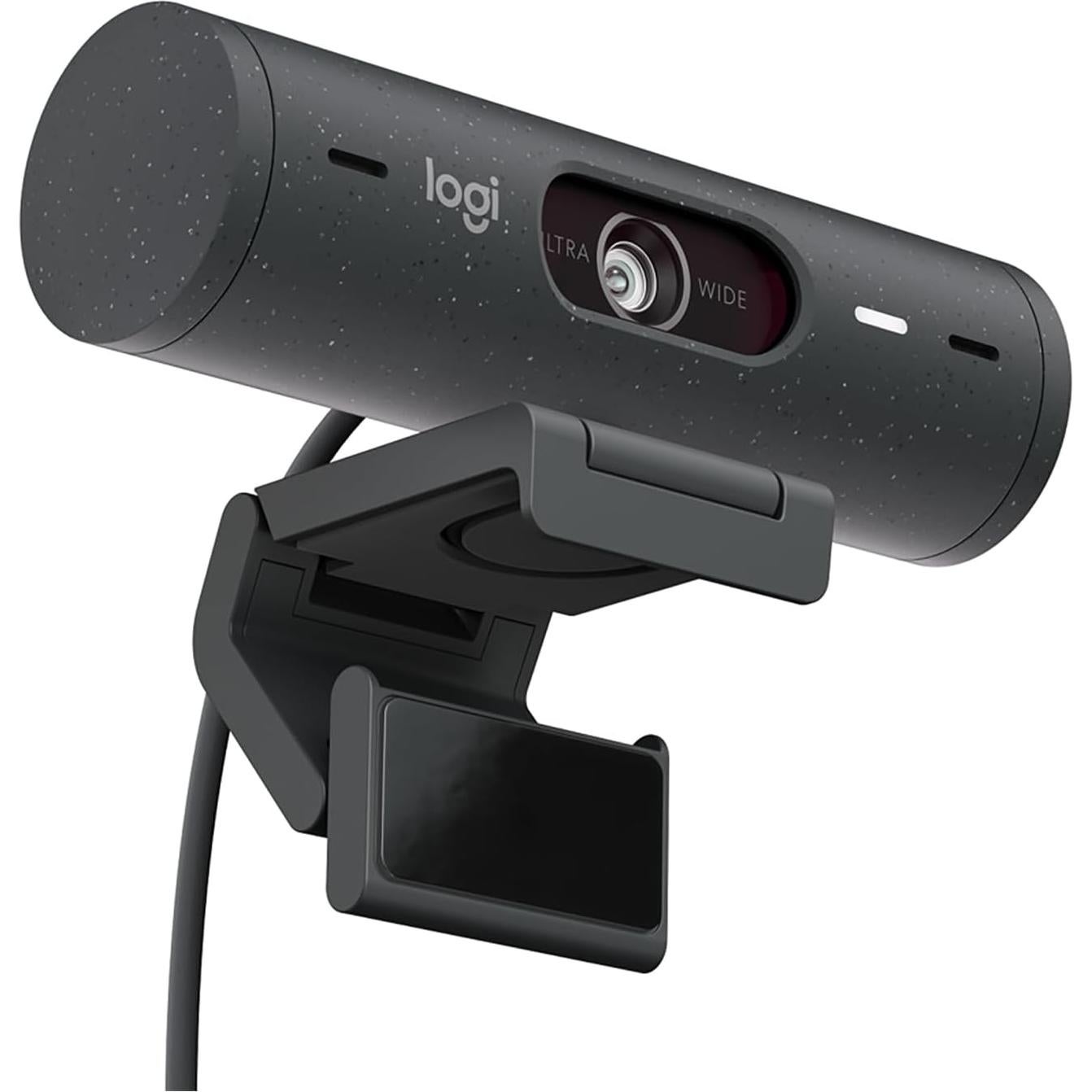 Webcam Logitech Brio 500 Full HD con Micrófonos y Luz