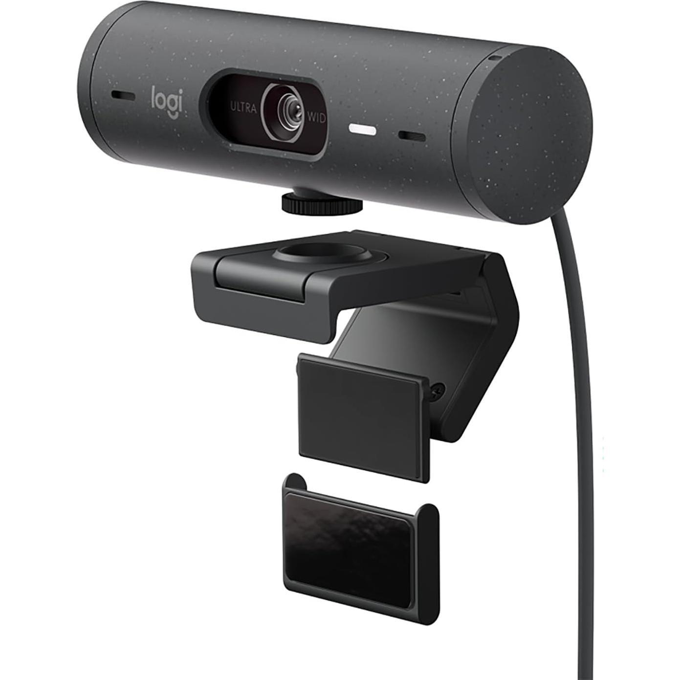 Webcam Logitech Brio 500 Full HD con Micrófonos y Luz