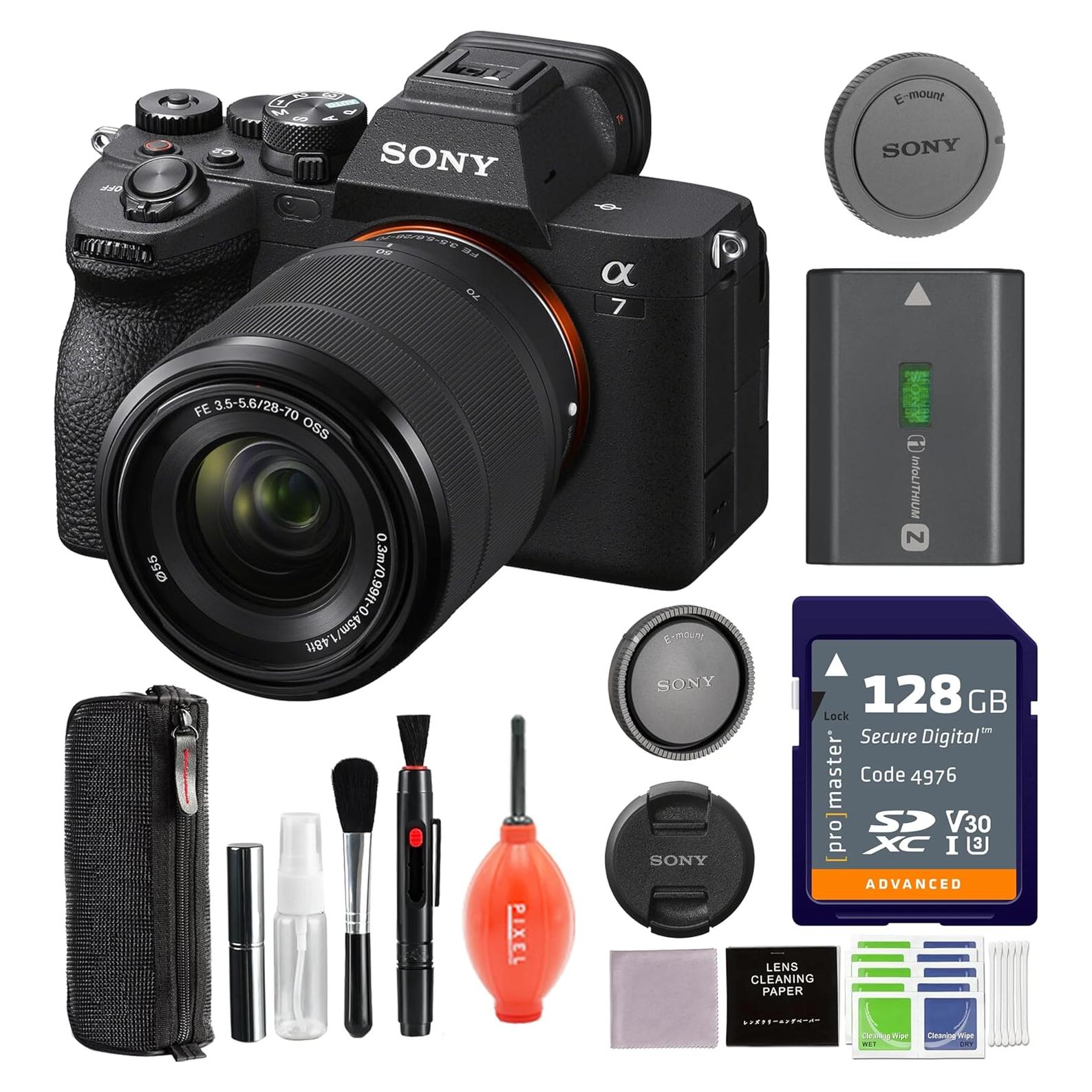 Cámara sin Espejo Sony Alpha 7 IV con Lente 28-70mm