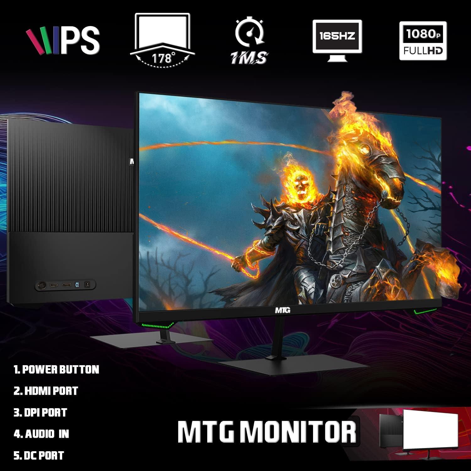 PC Gaming Aurora Max - Intel i5 12ª Gen, GTX 1660S, 16GB RAM, 256GB SSD, 2TB HDD, Monitor 27" 165Hz