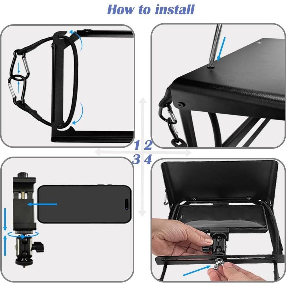 Soporte para Teléfono Móvil BUMOVE con Sombra Ajustable Negro