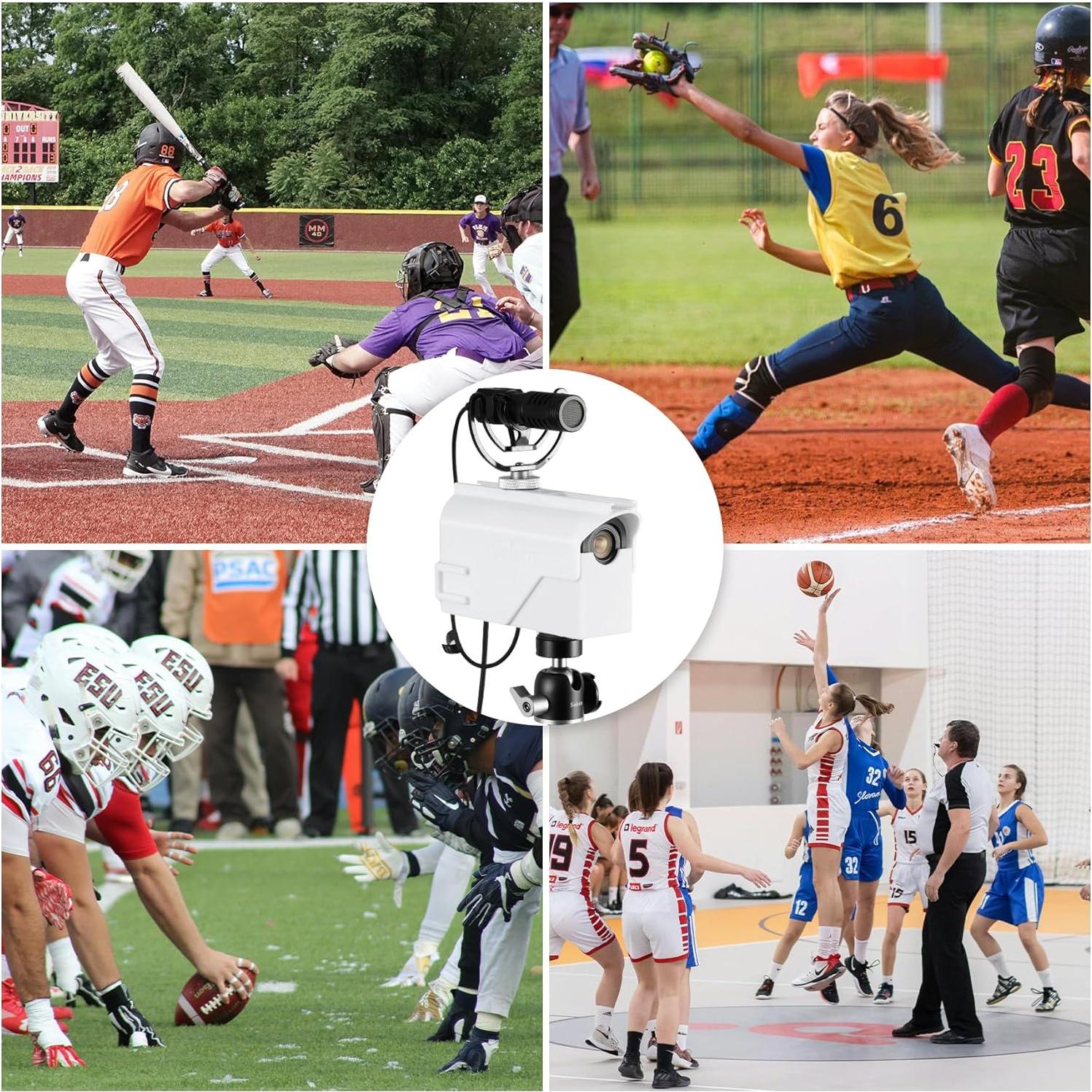 Selens Protective Clam Cover for Mevo Start,Mevo Camera Case with Cold-Shoe Mount,Suitable for Gamechanger,Baseball,Softball Streaming and Recording,Outdoor Use