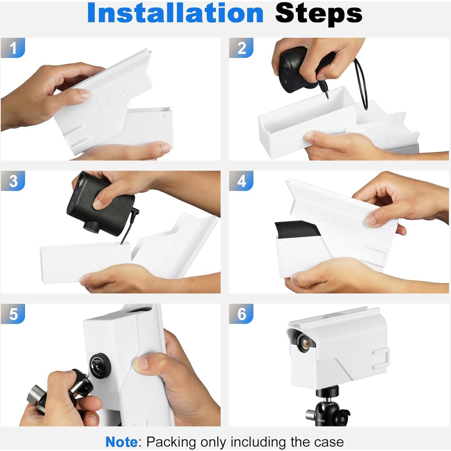 Selens Protective Clam Cover for Mevo Start,Mevo Camera Case with Cold-Shoe Mount,Suitable for Gamechanger,Baseball,Softball Streaming and Recording,Outdoor Use