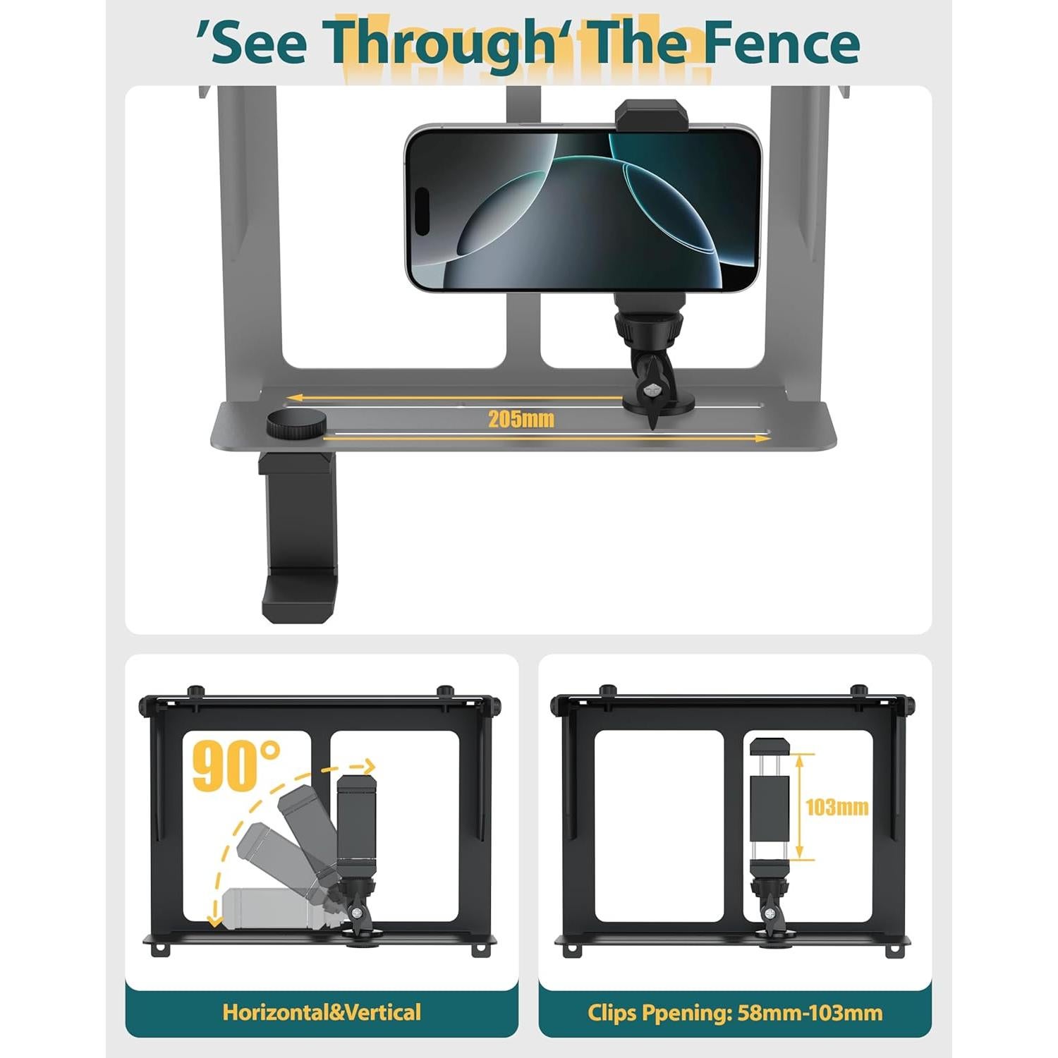 Soporte para Teléfono Stouchi con Visera Ajustable para Deportes