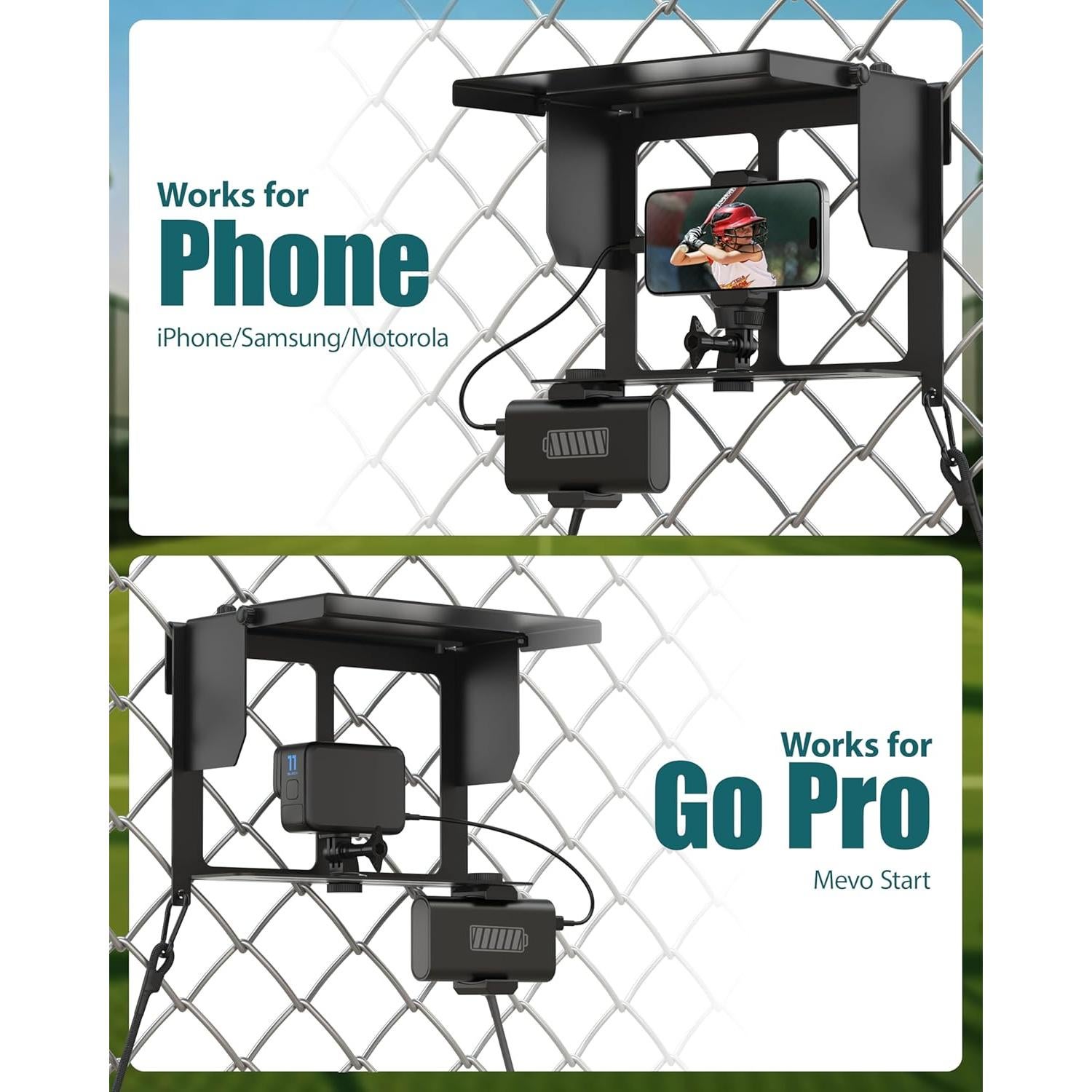 Soporte para Teléfono Stouchi con Visera Ajustable para Deportes