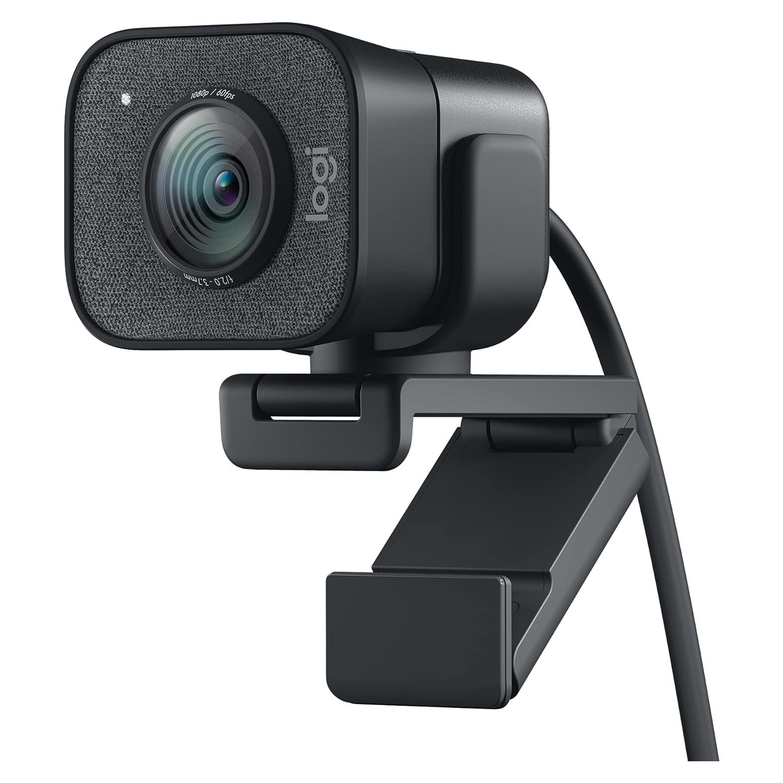 Logitech StreamCam Plus Webcam with Tripod (Graphite) (Renewed)