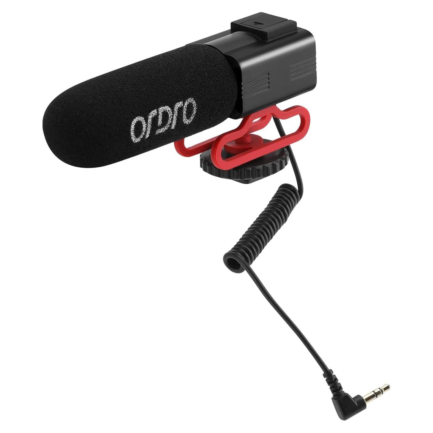 Micrófono de Cámara ORDRO CM550 para Vlogging y YouTube - Negro