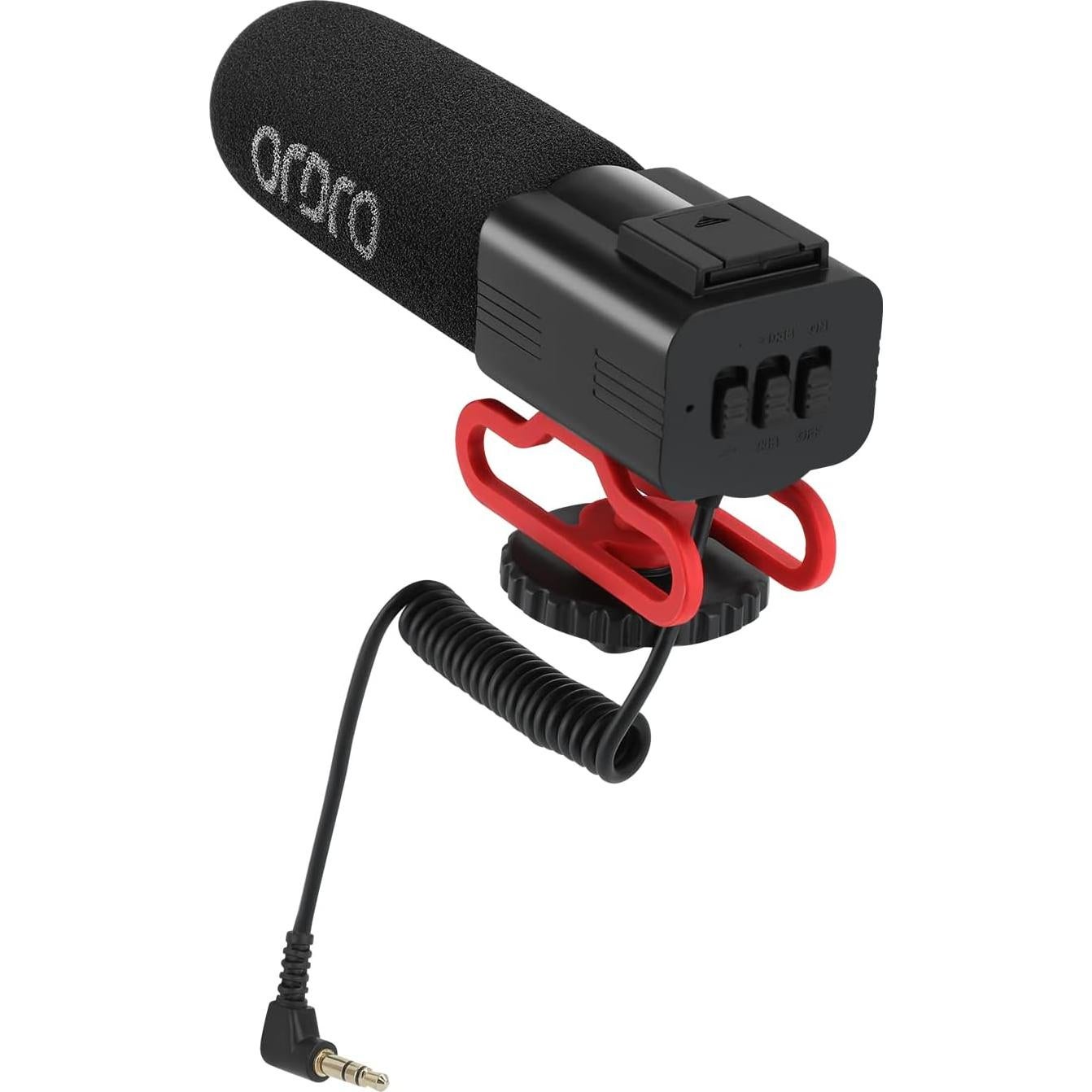 Micrófono de Cámara ORDRO CM550 para Vlogging y YouTube - Negro