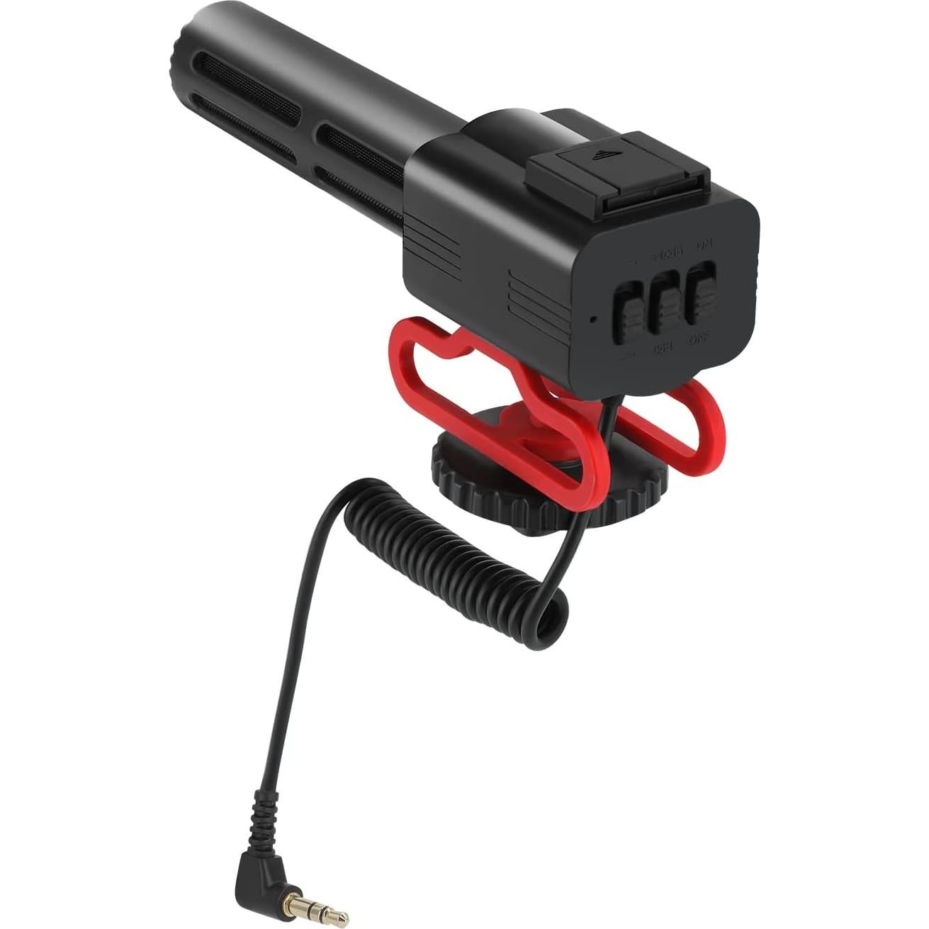 Micrófono de Cámara ORDRO CM550 para Vlogging y YouTube - Negro