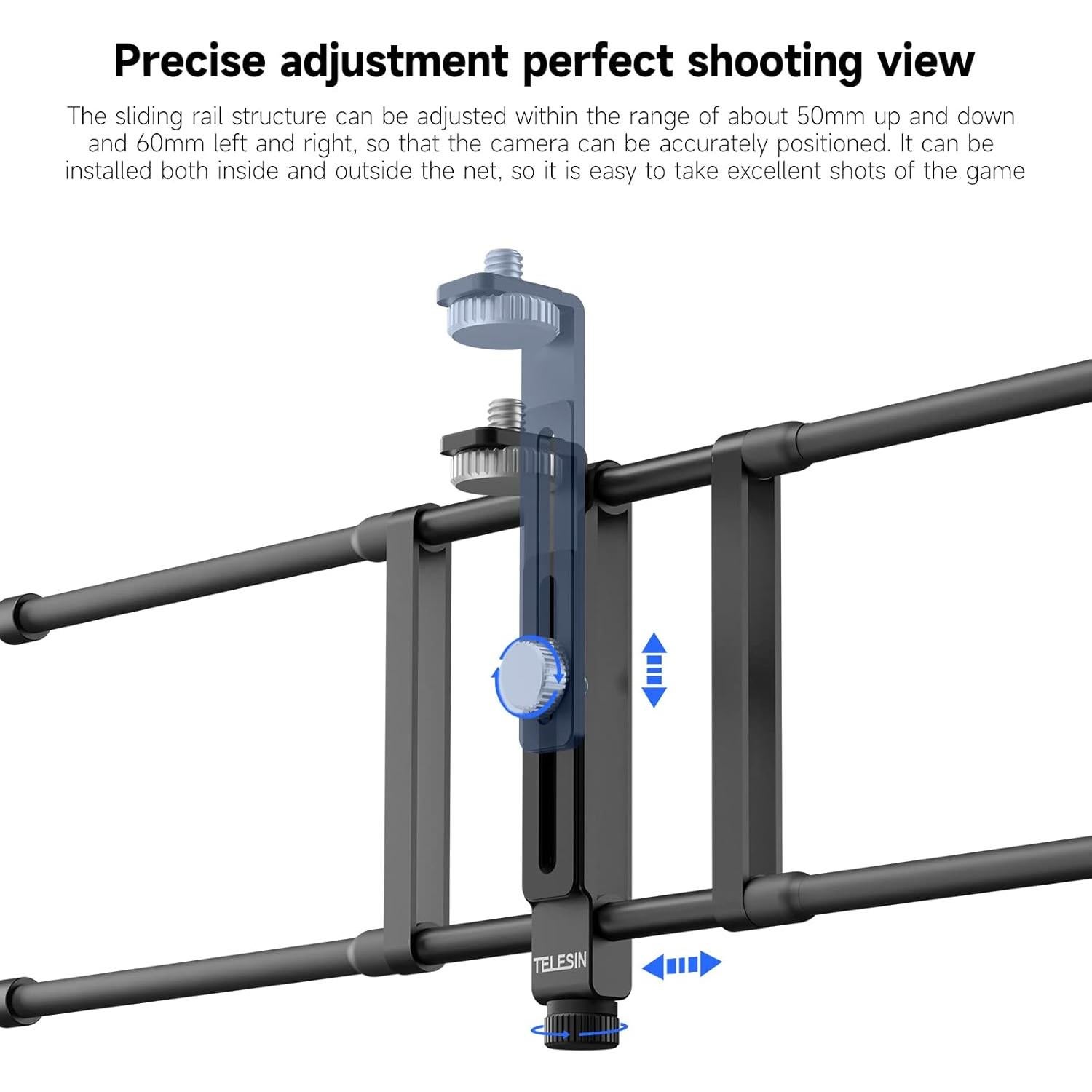 Soporte Ajustable para Teléfono TELESIN con Clip para Cámara