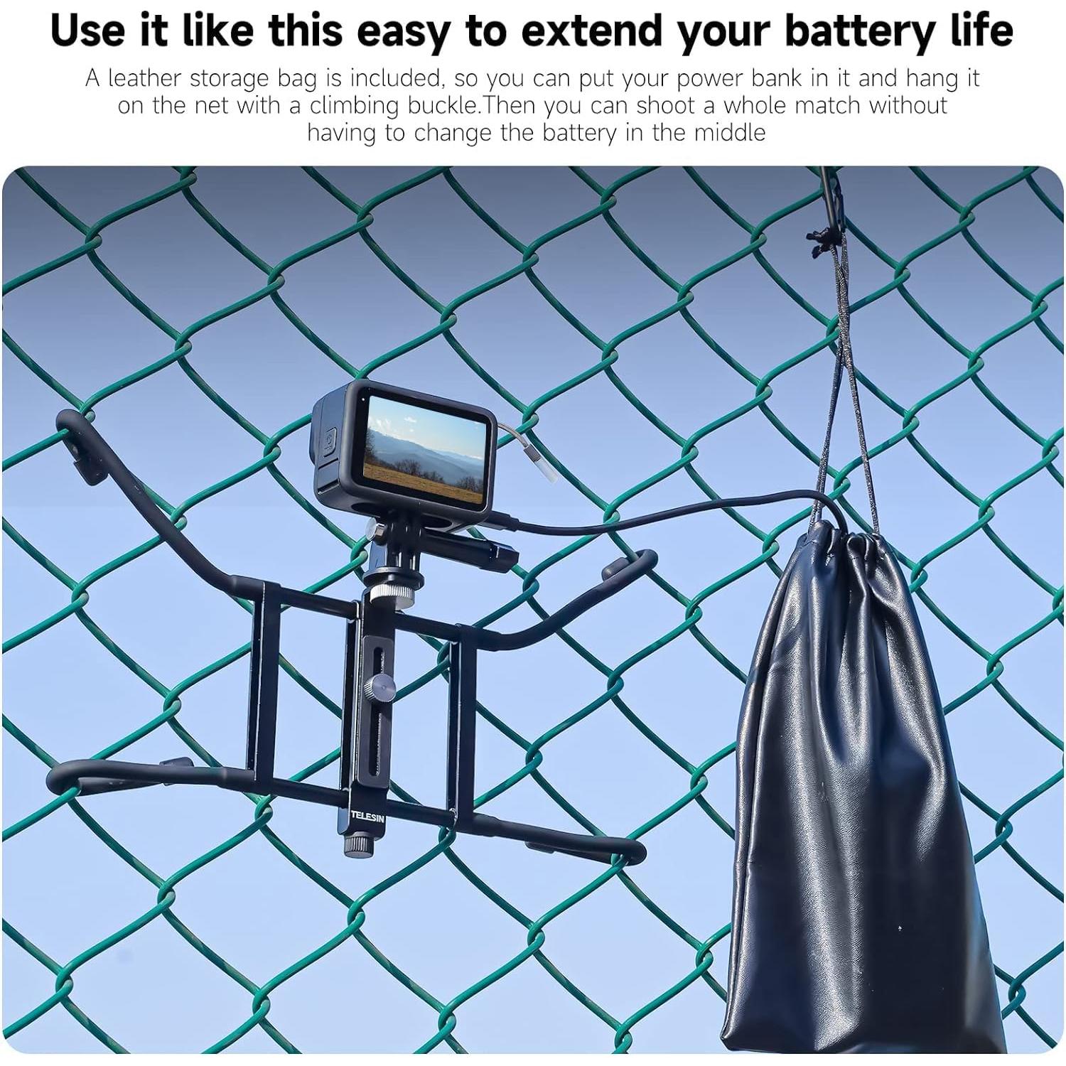 Soporte Ajustable para Teléfono TELESIN con Clip para Cámara